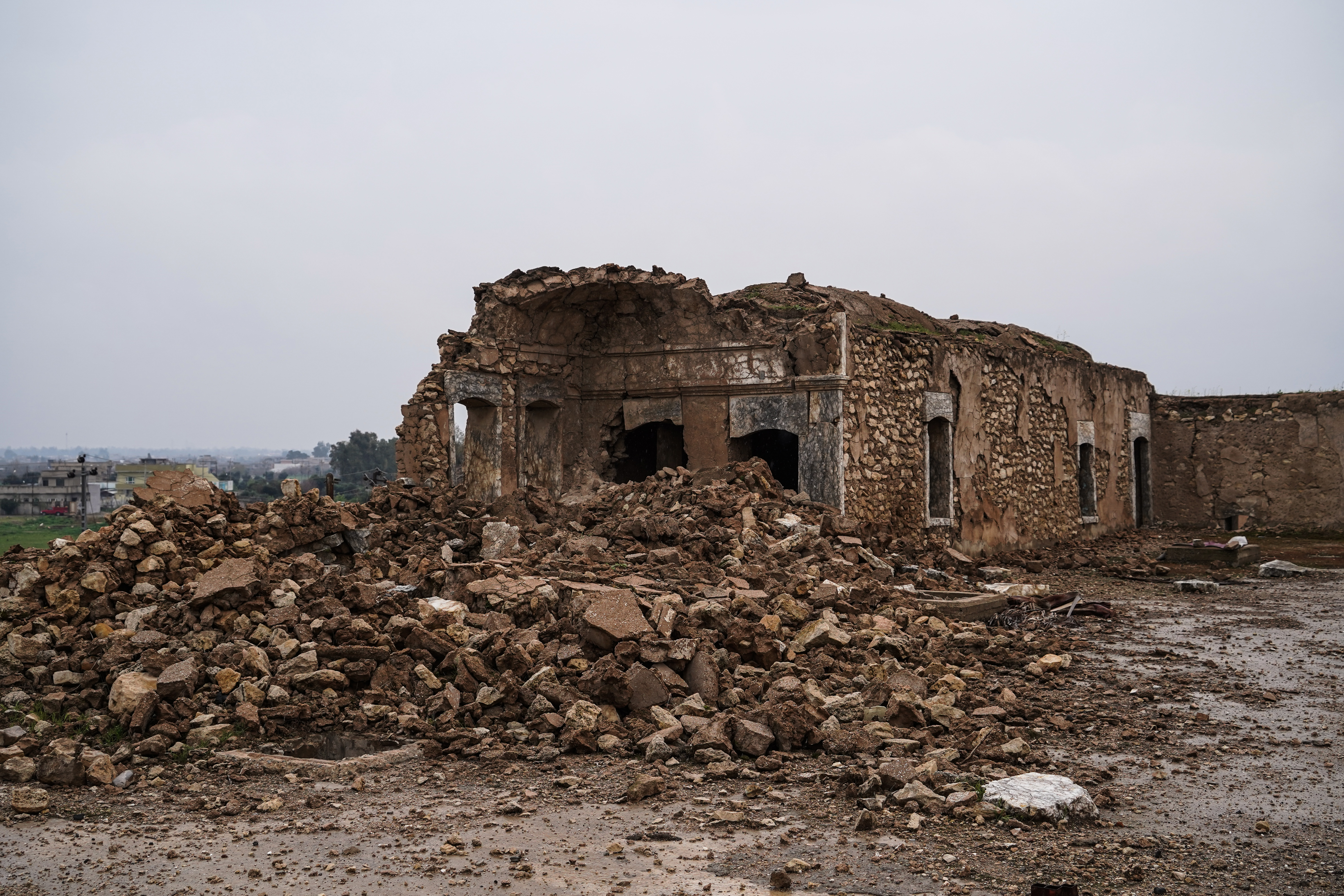 For the first time in more than 20 years, a mass was held at St. Michael's Monastery in Mosul, northern Iraq