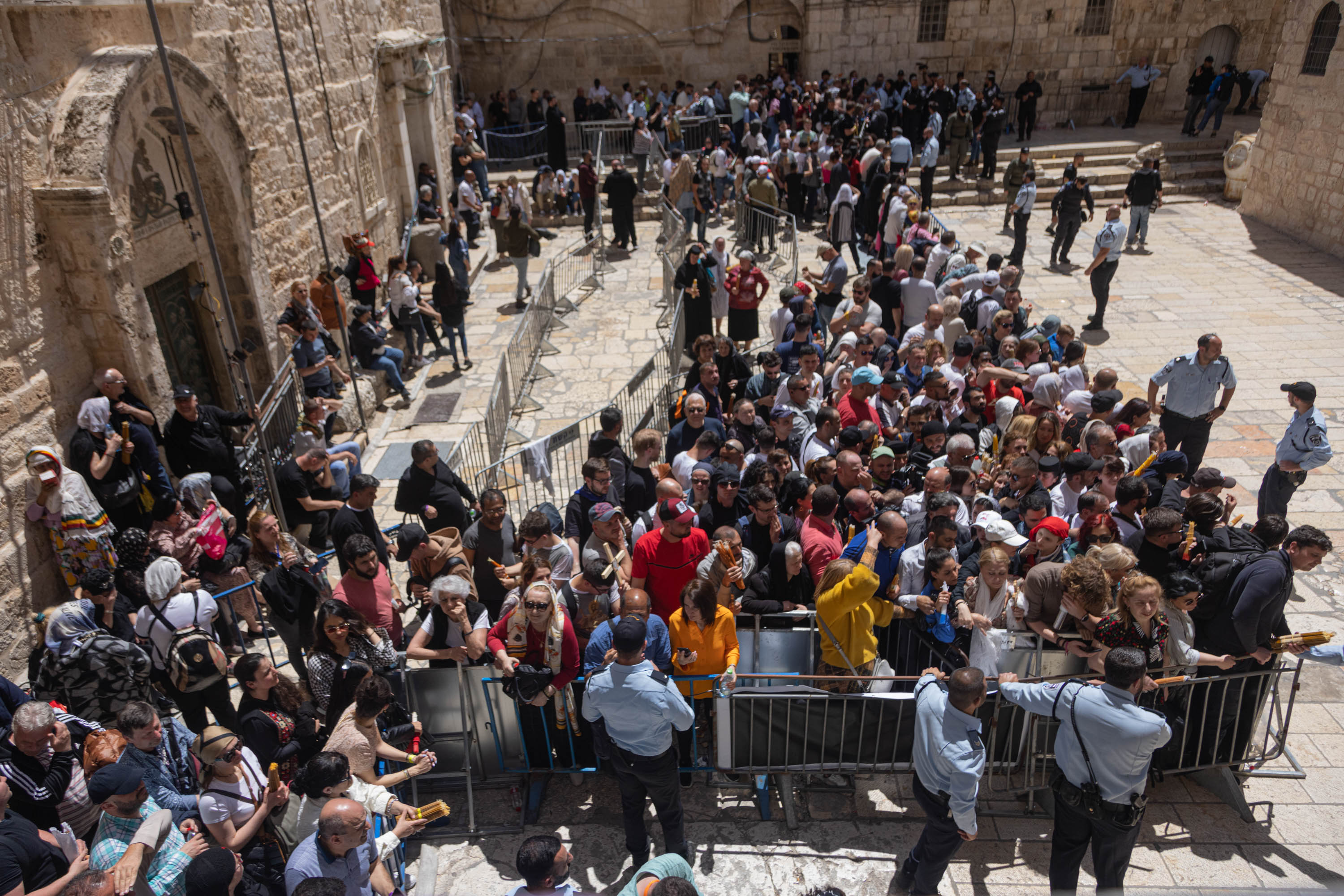 Holly fire Jerusalem