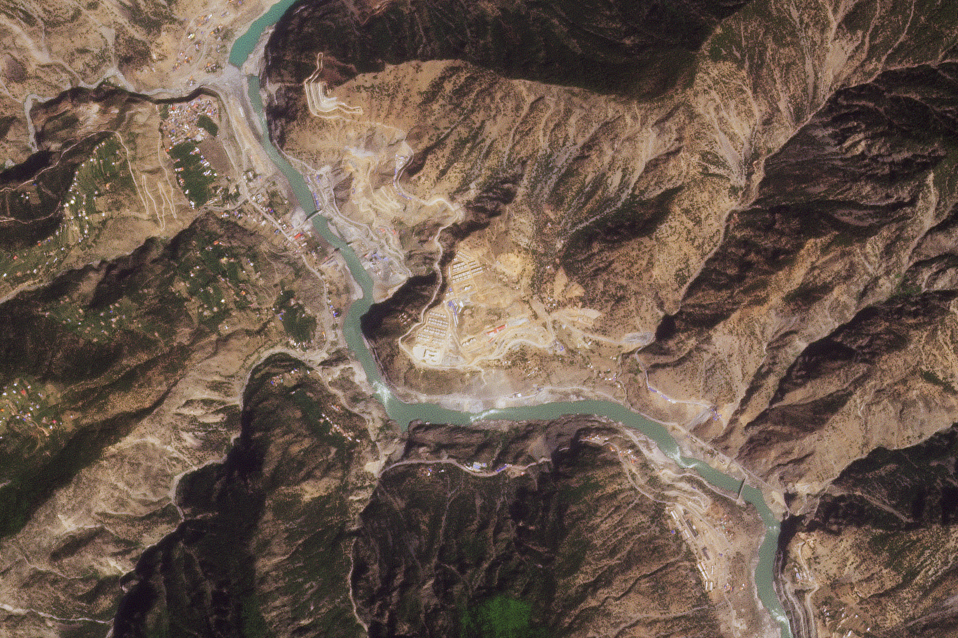 The Dasu Dam project in Khyber Pakhtunkhwa province, Pakistan
