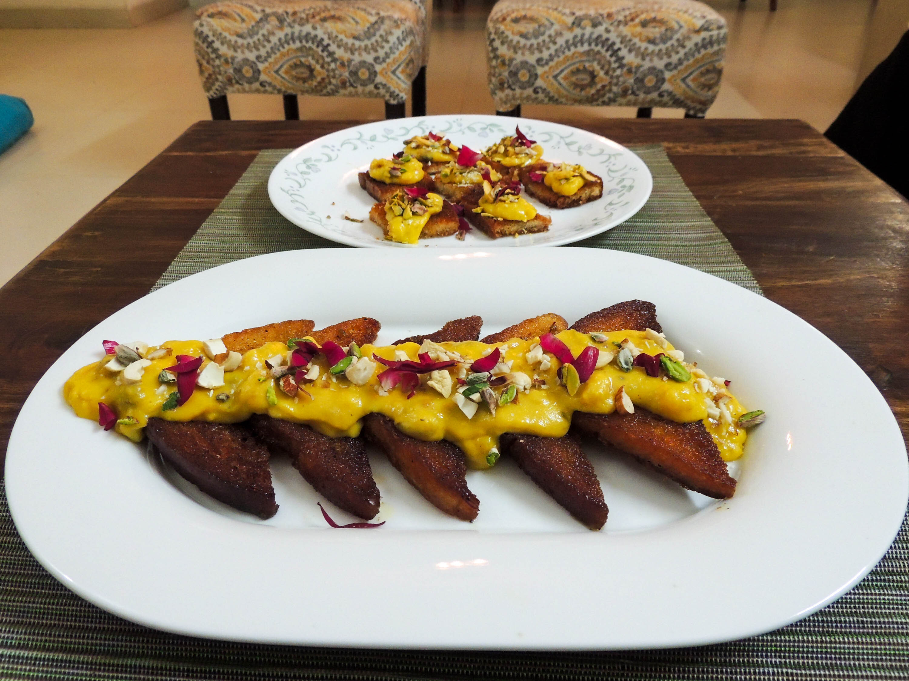 A platter of shahi tukda