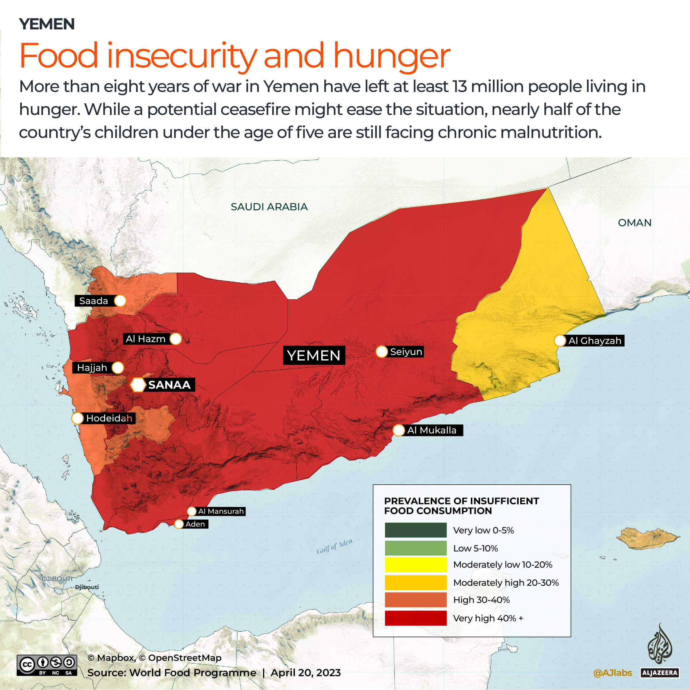 INTERACTIVE_YEMEN HUNGER MAP April 20, 2023