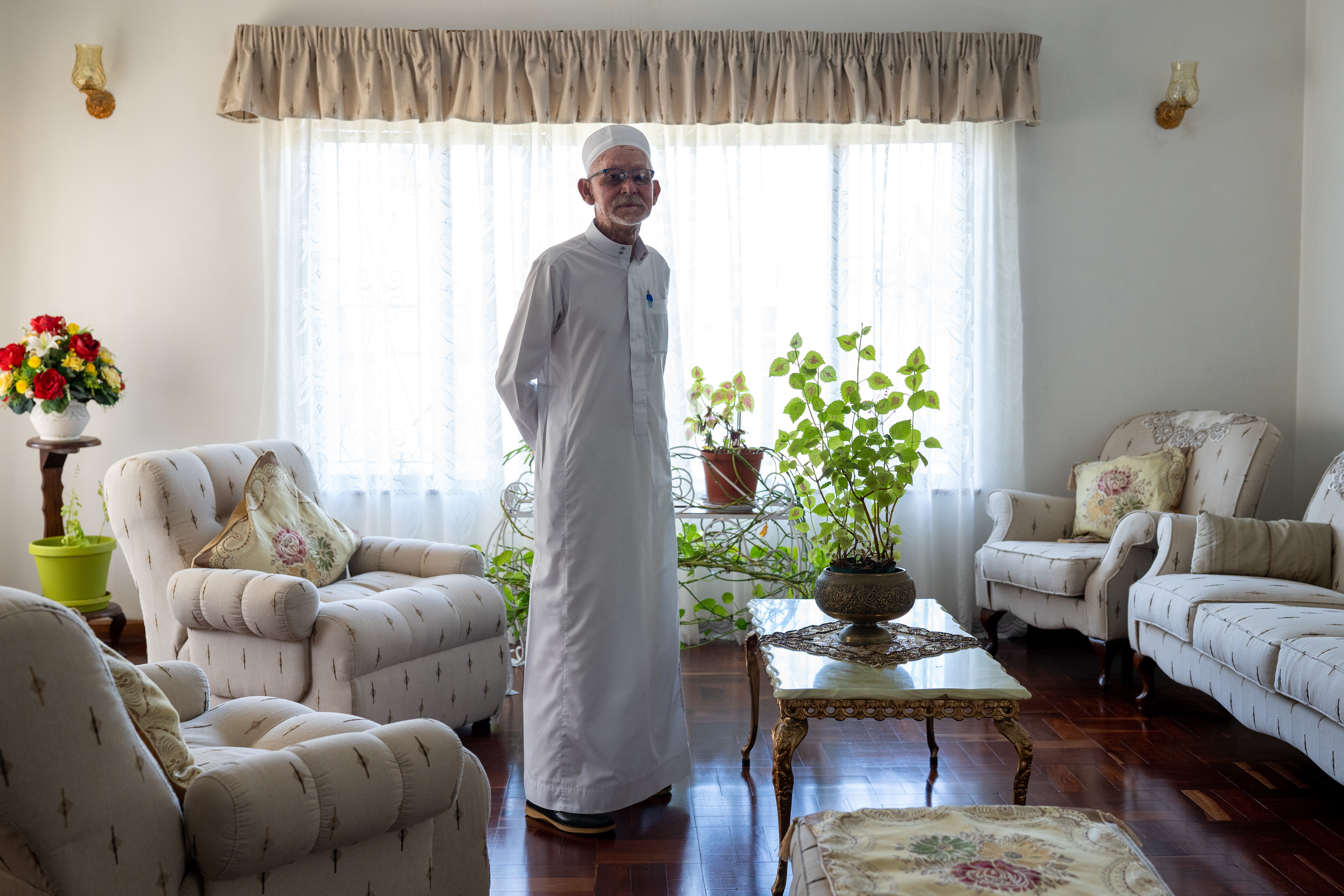 A photo of Imam Yusuf Pandy standing.