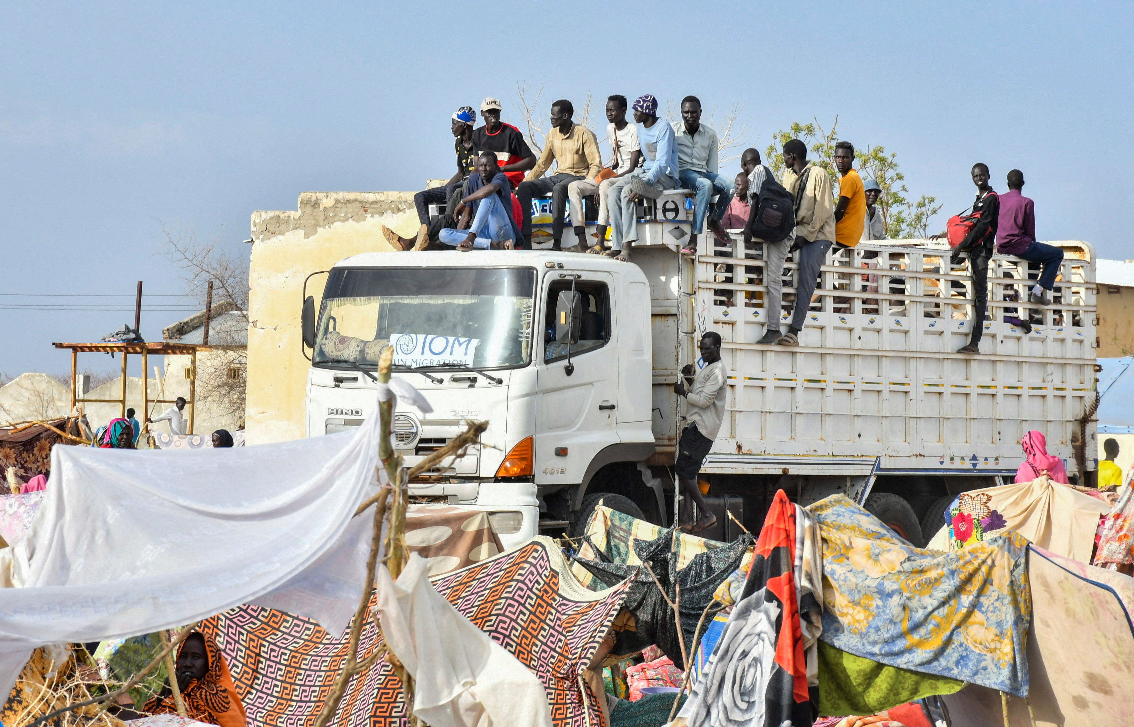 Civilians who fled the war-torn Sudan following the outbreak of fighting between the Sudanese army and the paramilitary Rapid Support Forces