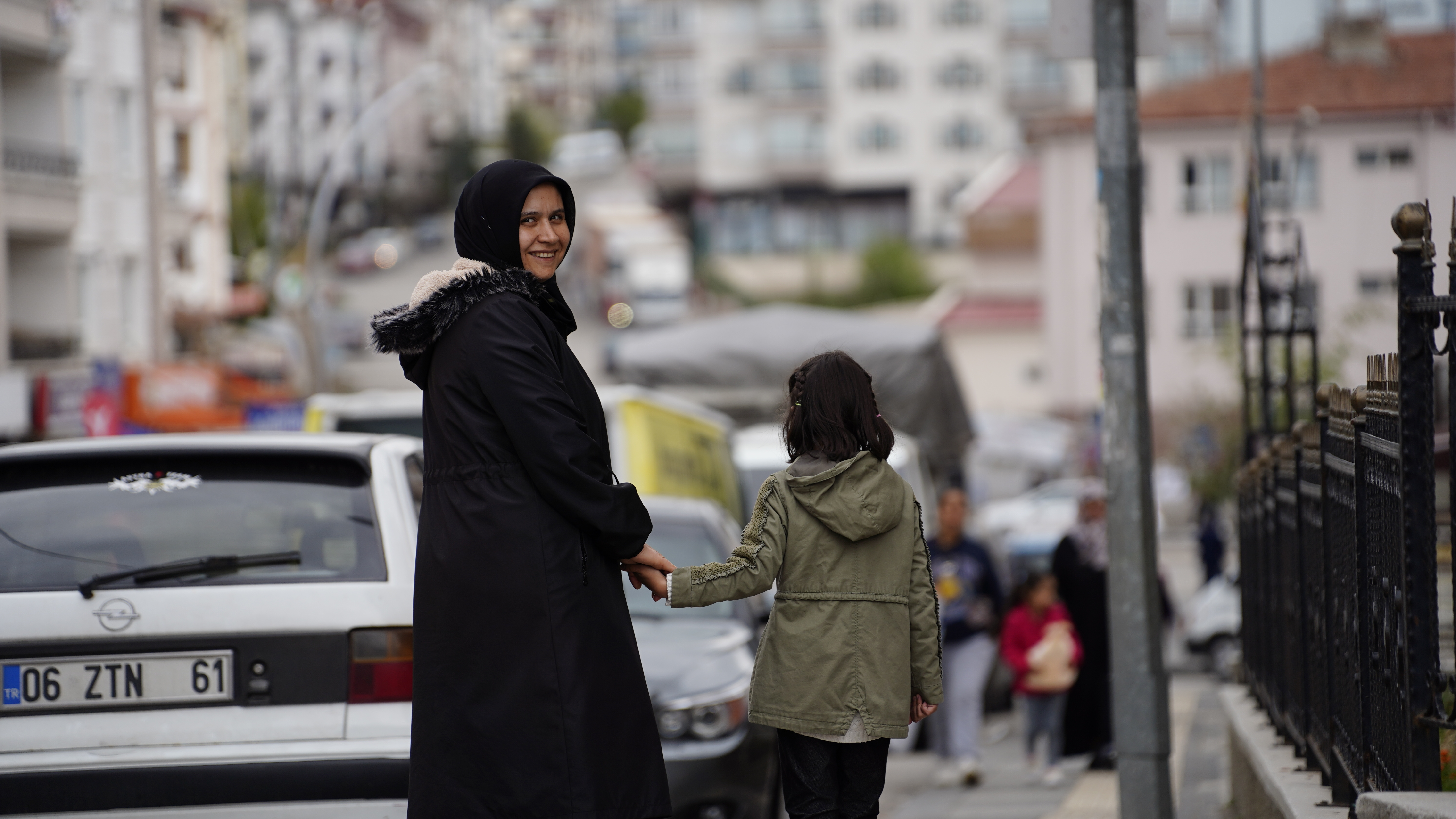 A woman and her daughter