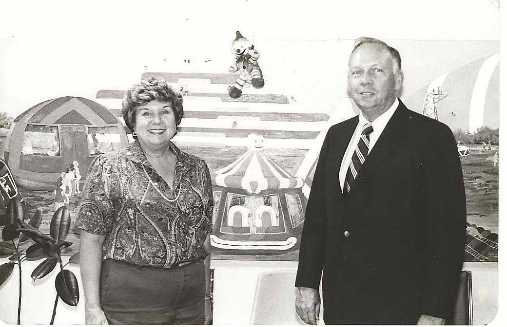 John T Scurlock and his wife Francis