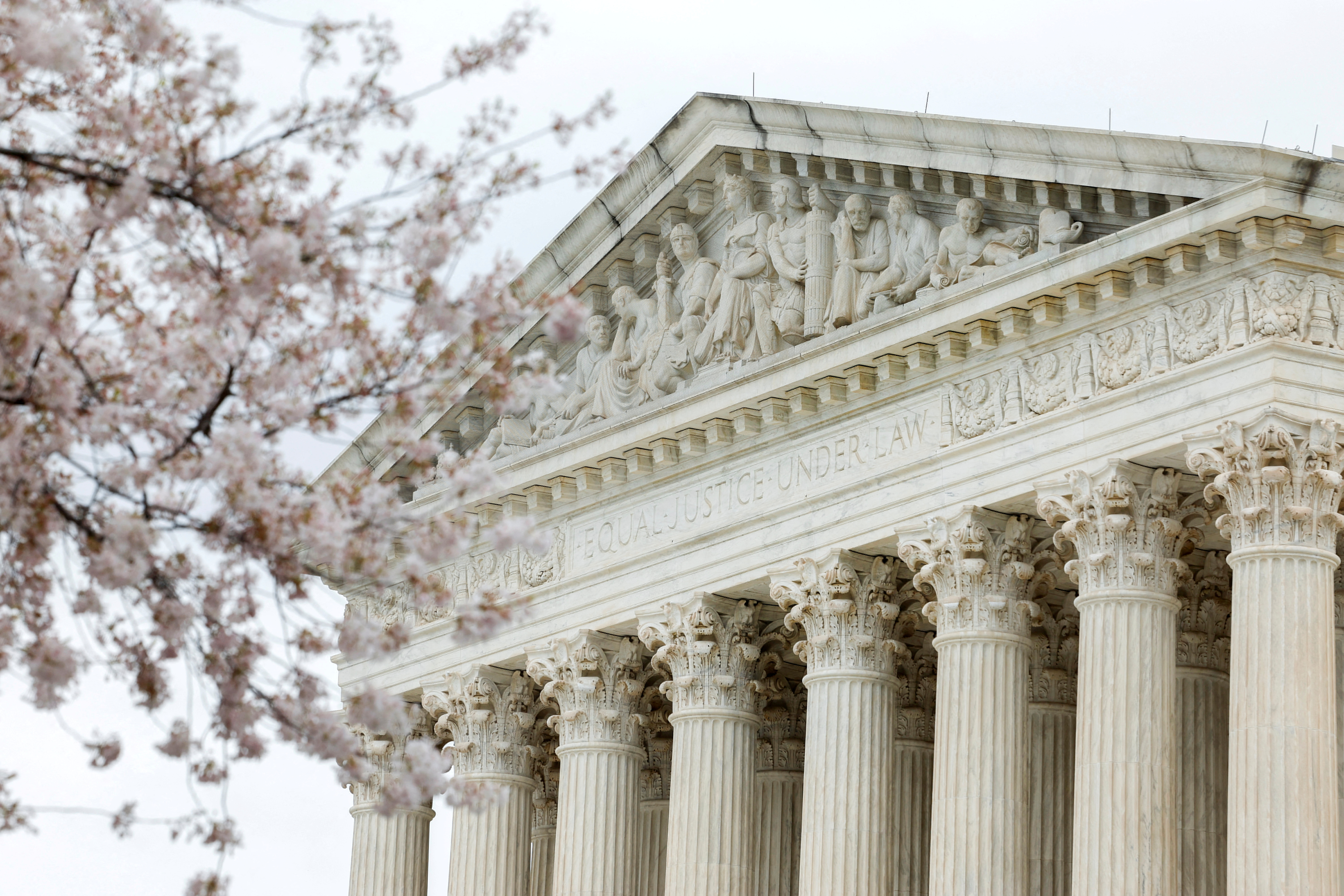 The US Supreme Court building in Washington DC