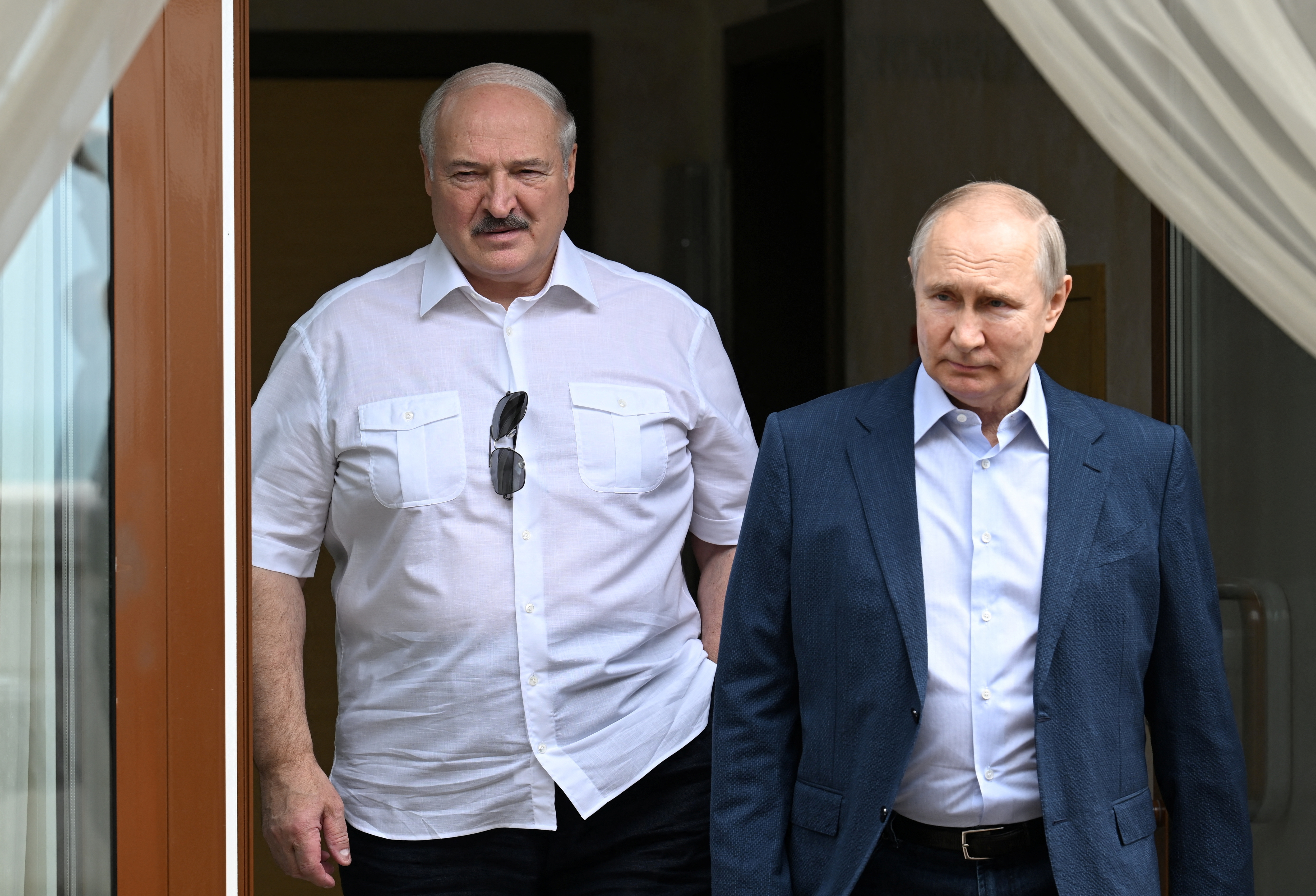 Russian President Vladimir Putin and Belarusian President Alexander Lukashenko