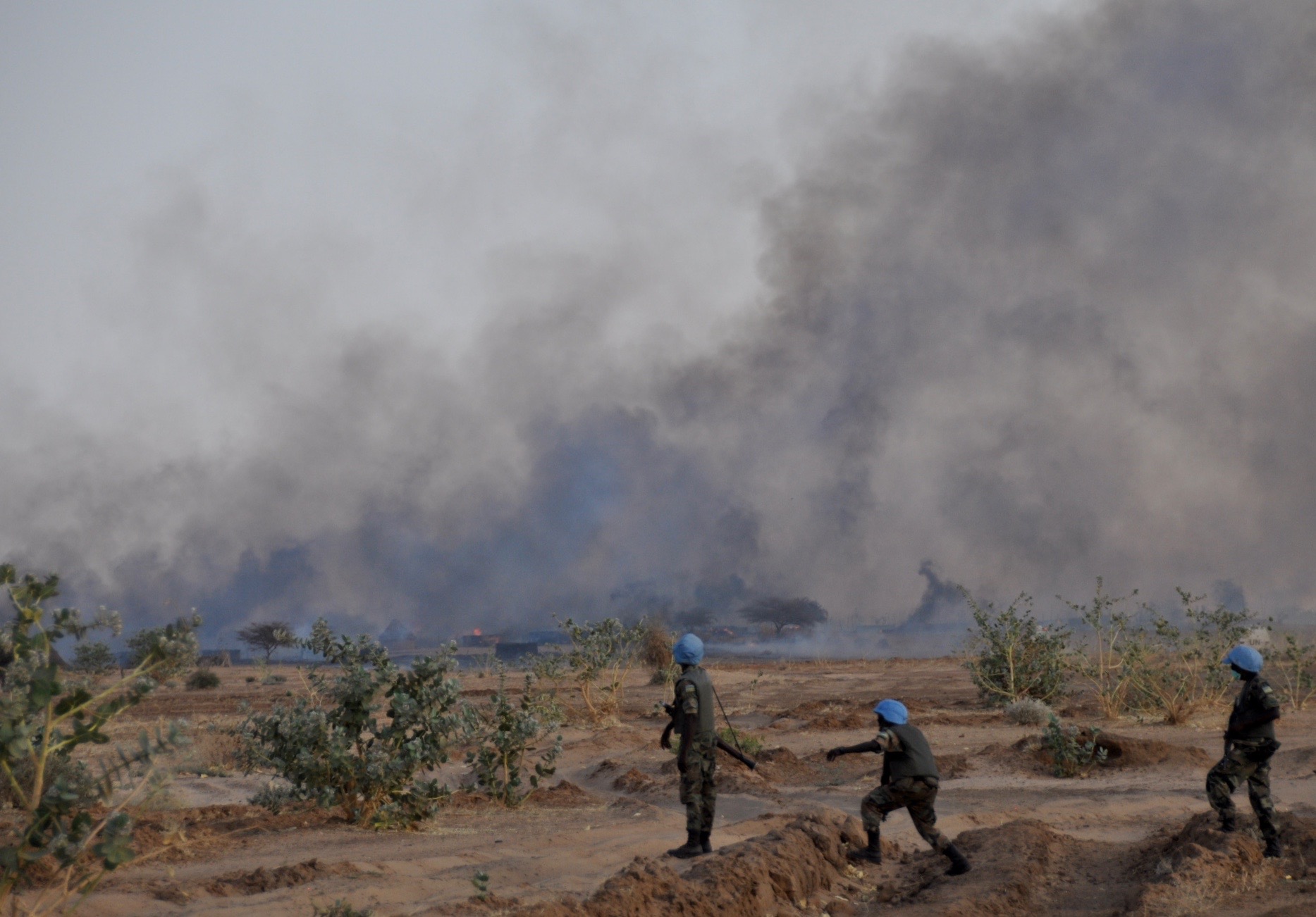 Rwandan peacekeepers in Darfur, Sudan in 2011