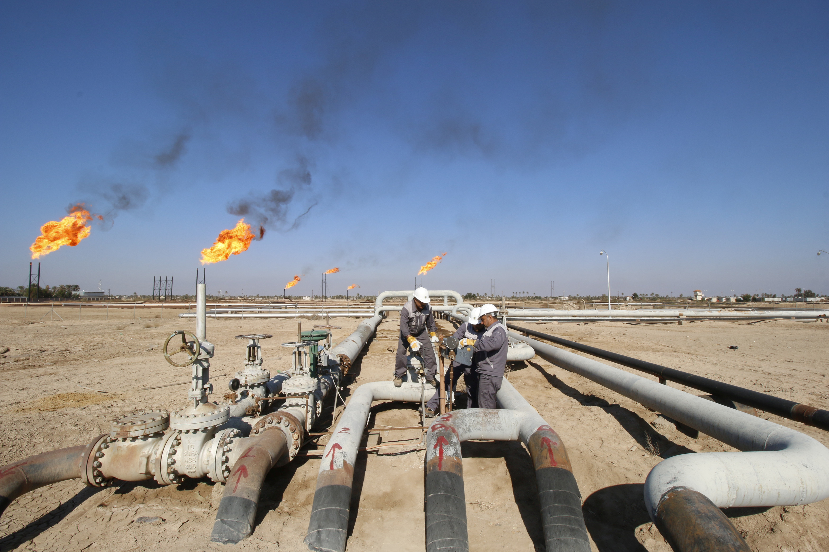 Oil field near Bafra