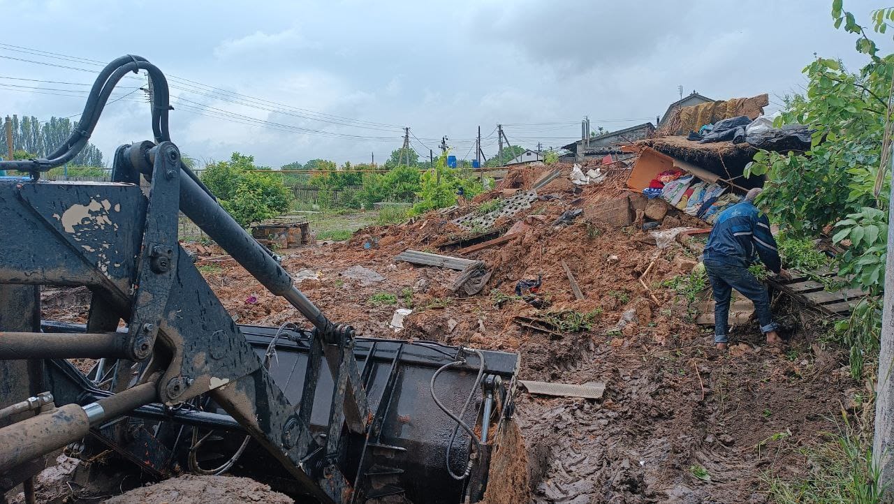 Debris from destroyed infrastructure and various forms of natural and man-made waste