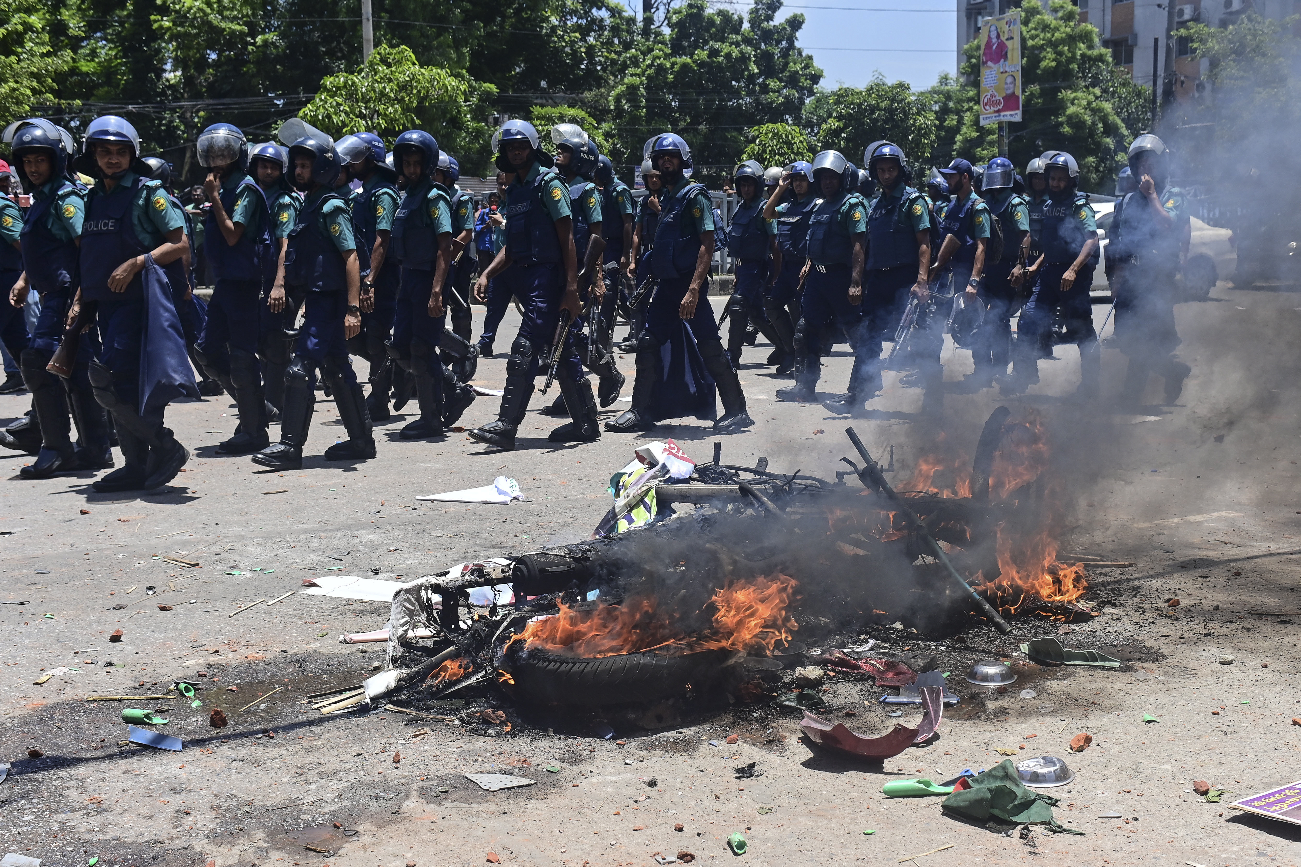 Bangladesh opposition march