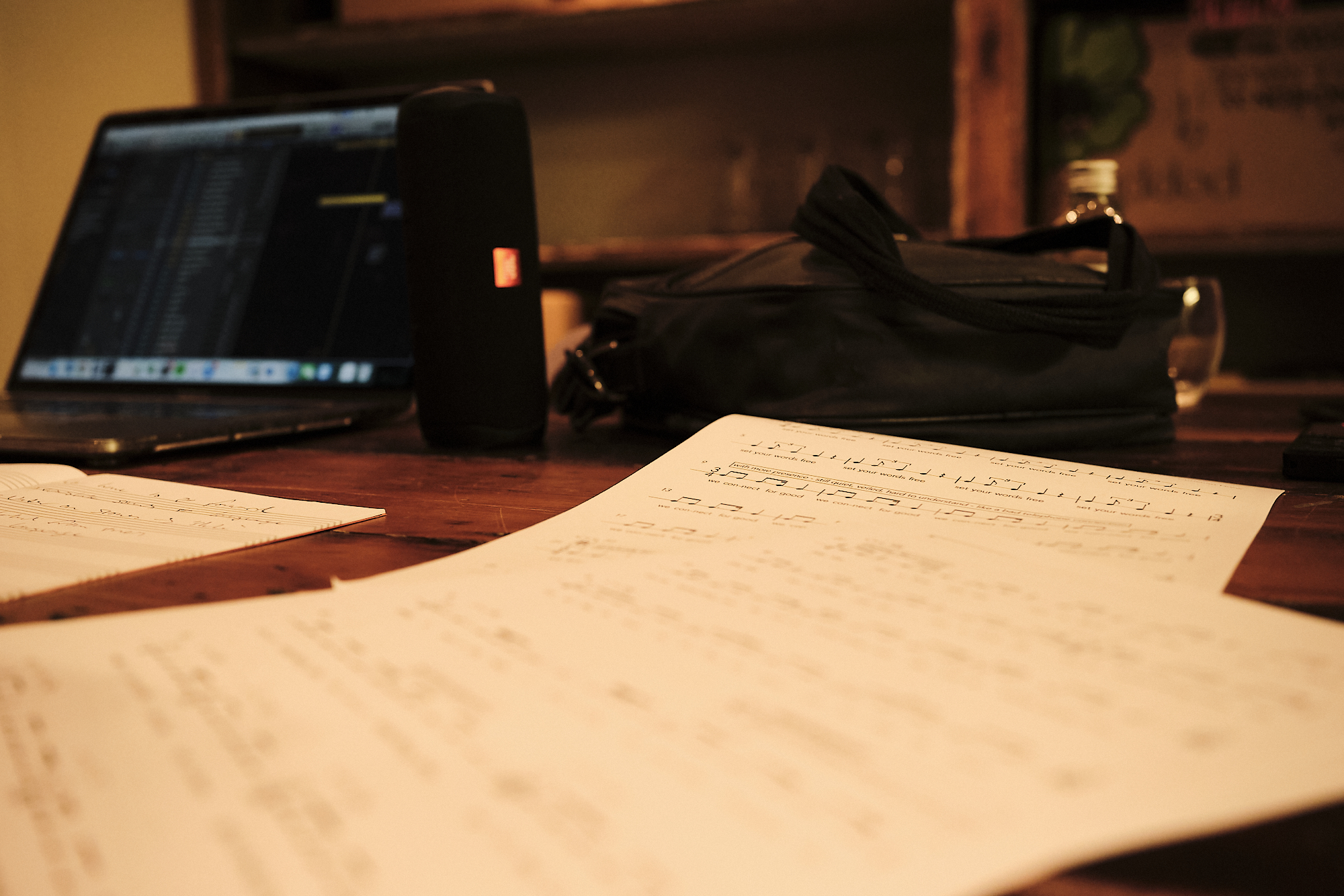 050: Philip Clemo's piano at his home studio in East Sussex, March 2023