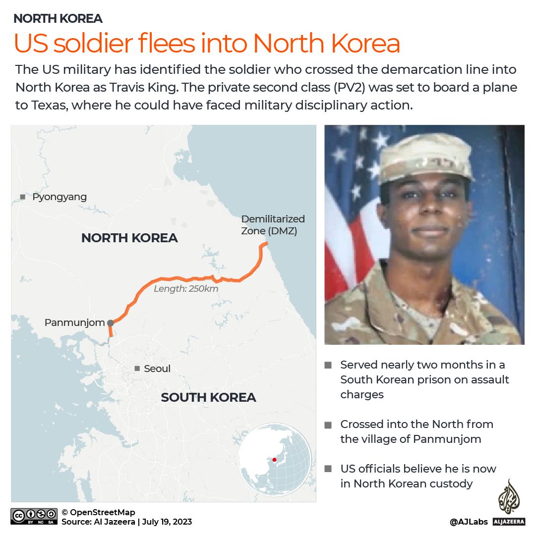 INTERACTIVE US soldier flee North Korea Travis King-1689765395