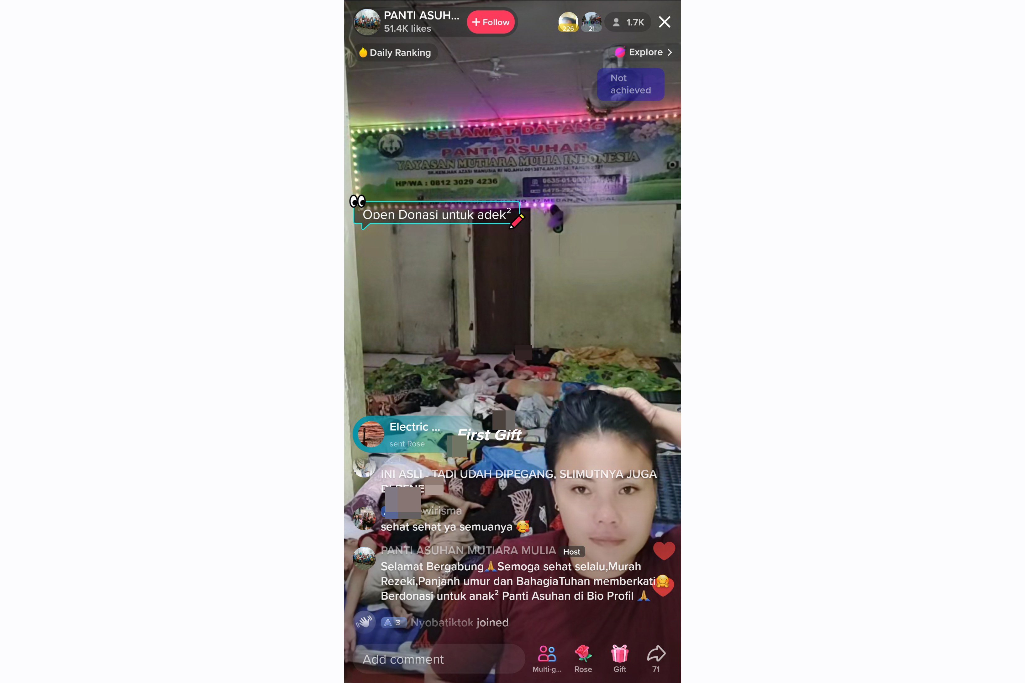 Mutiara Mulia orphanage in Medan