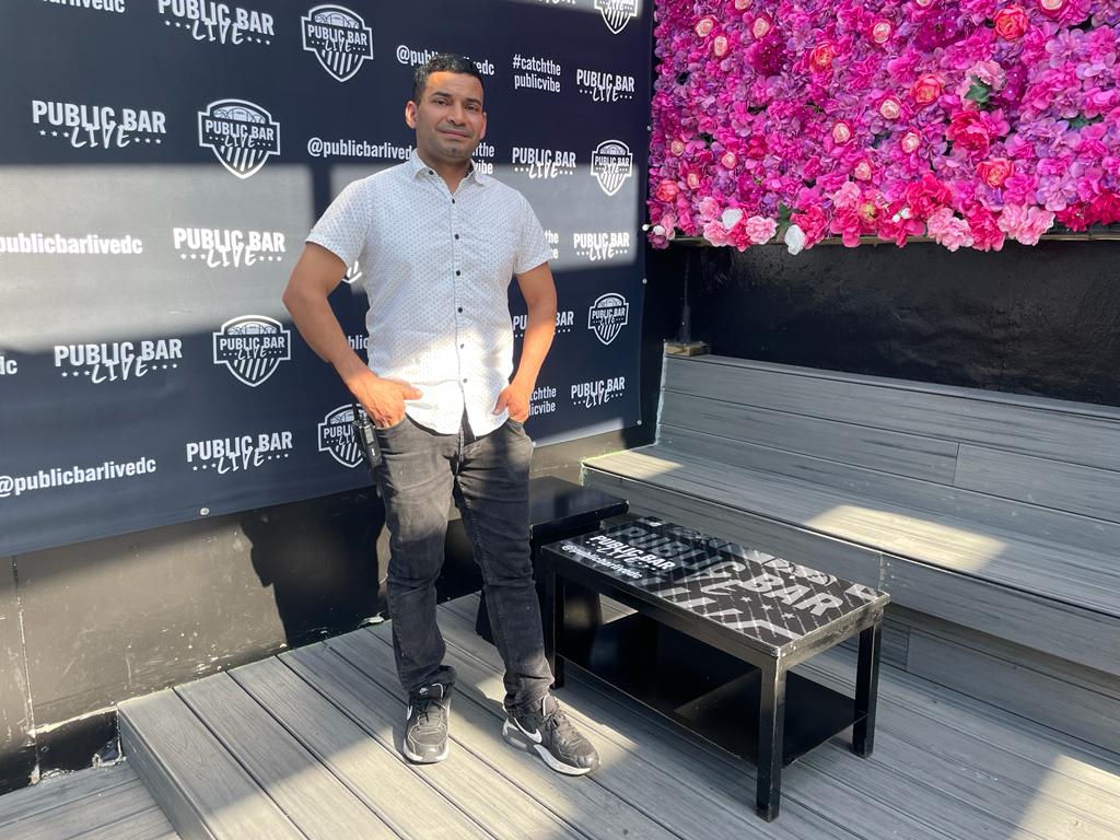 Aris Fuentes, general manager of Public Bar Live in 