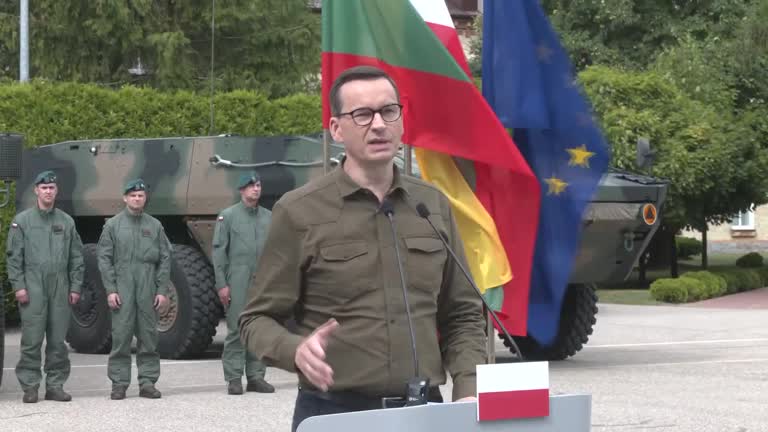 Poland's Prime Minister Mateusz Morawiecki