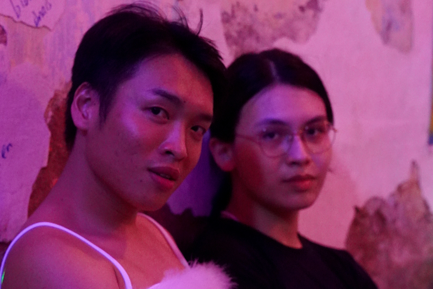 Riki Sun, left, and Mui Neverland, right, two performers of Southeast Asia’s ballroom community, at Nguyen Hue Kiki Ball in Ho Chi Minh City [Courtesy of Le Xuan Tung]