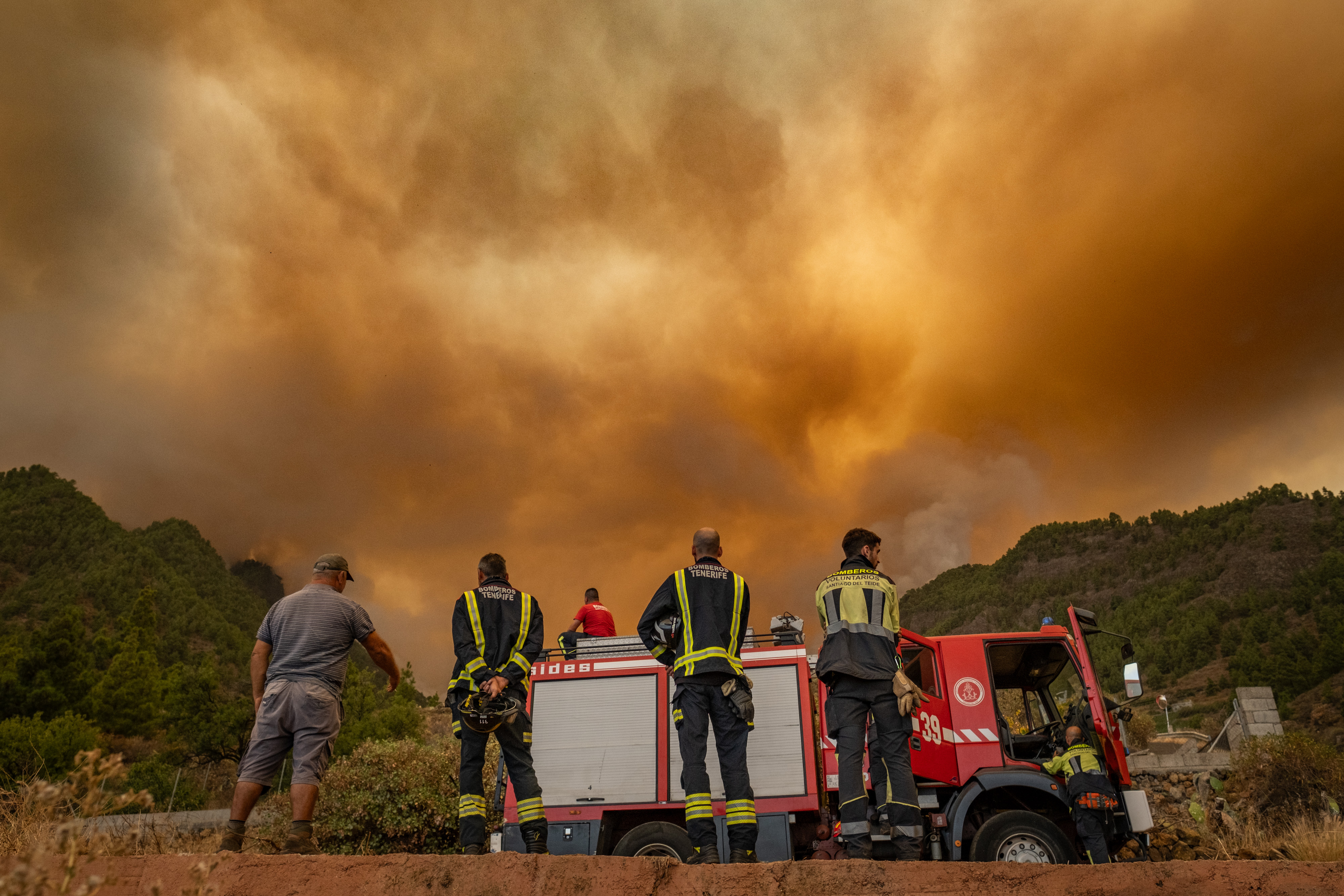 Tenerife wildfire