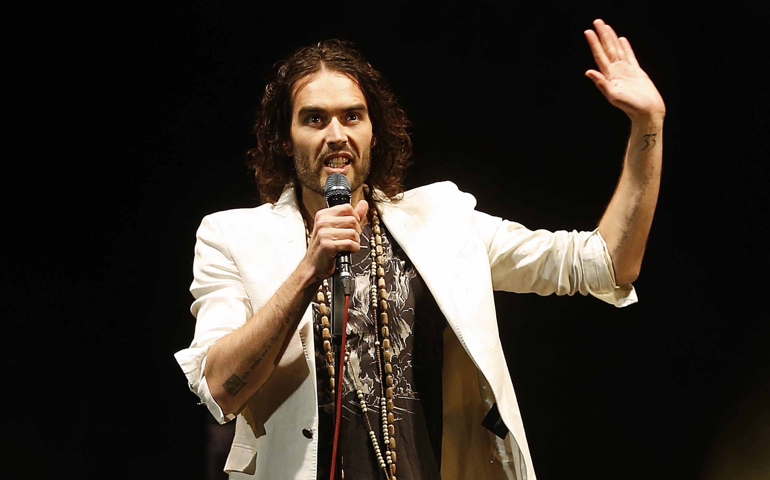British comedian Russell Brand