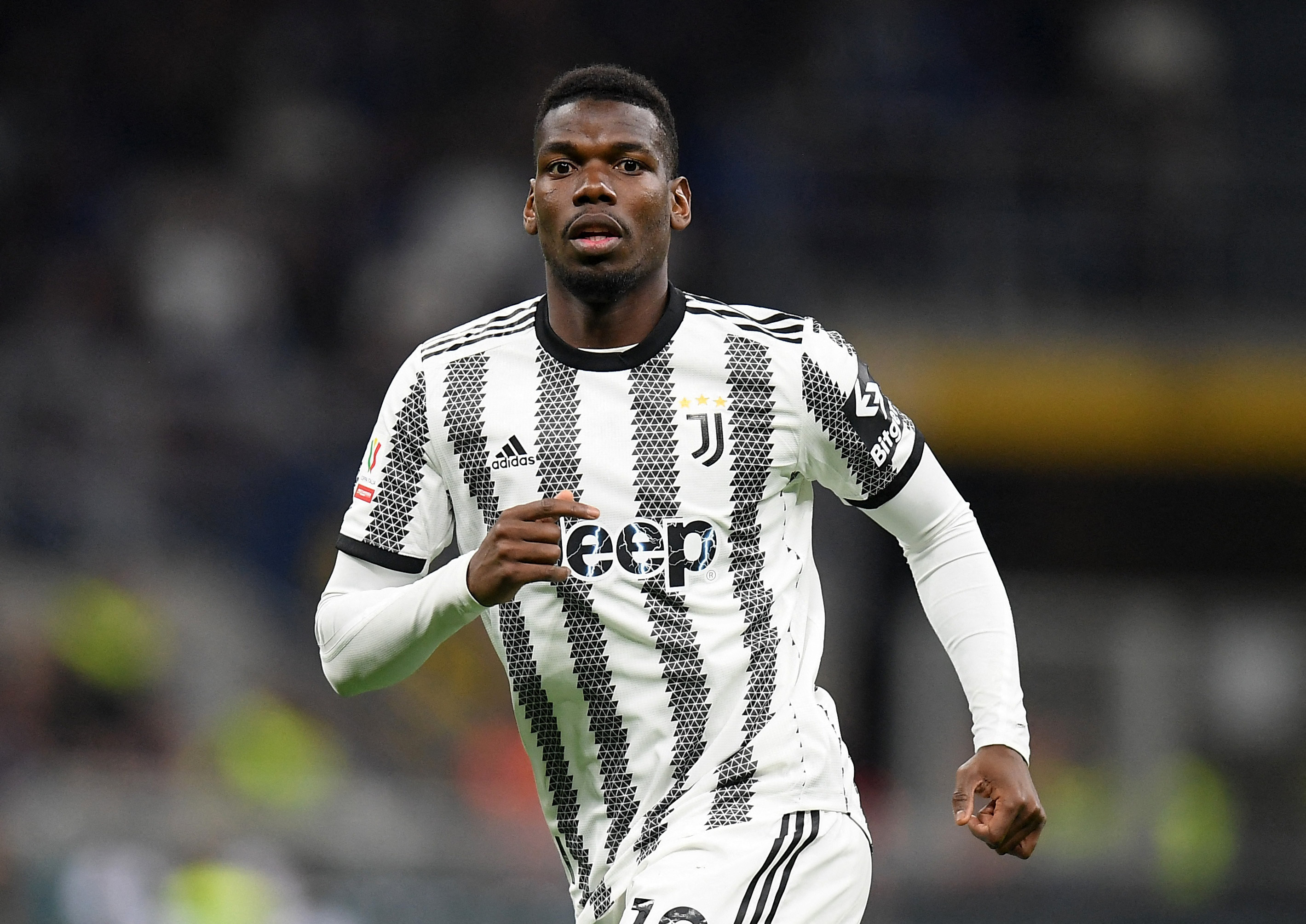 Juventus' Paul Pogba in action