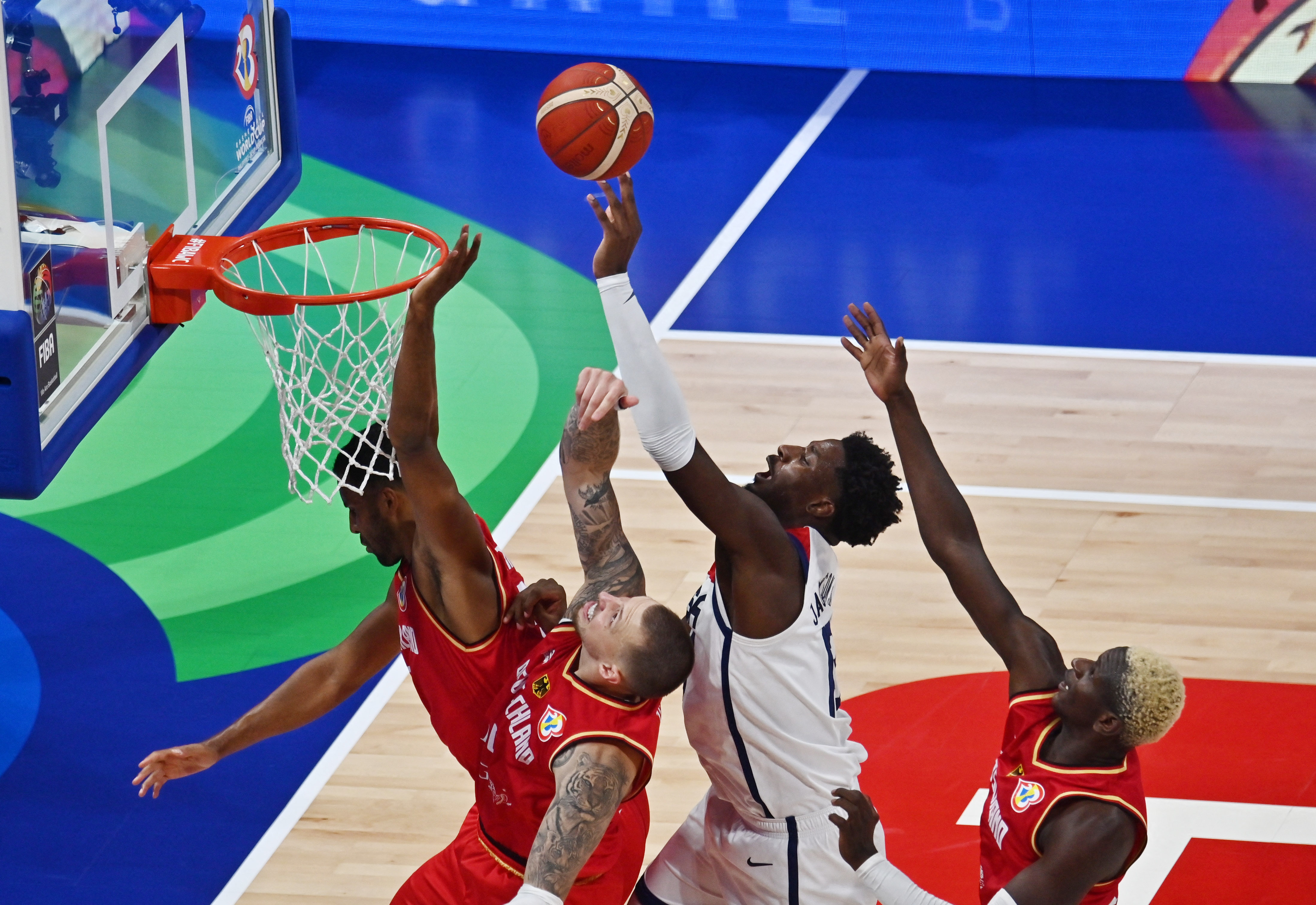 Jaren Jackson Jr. of the U.S. in action