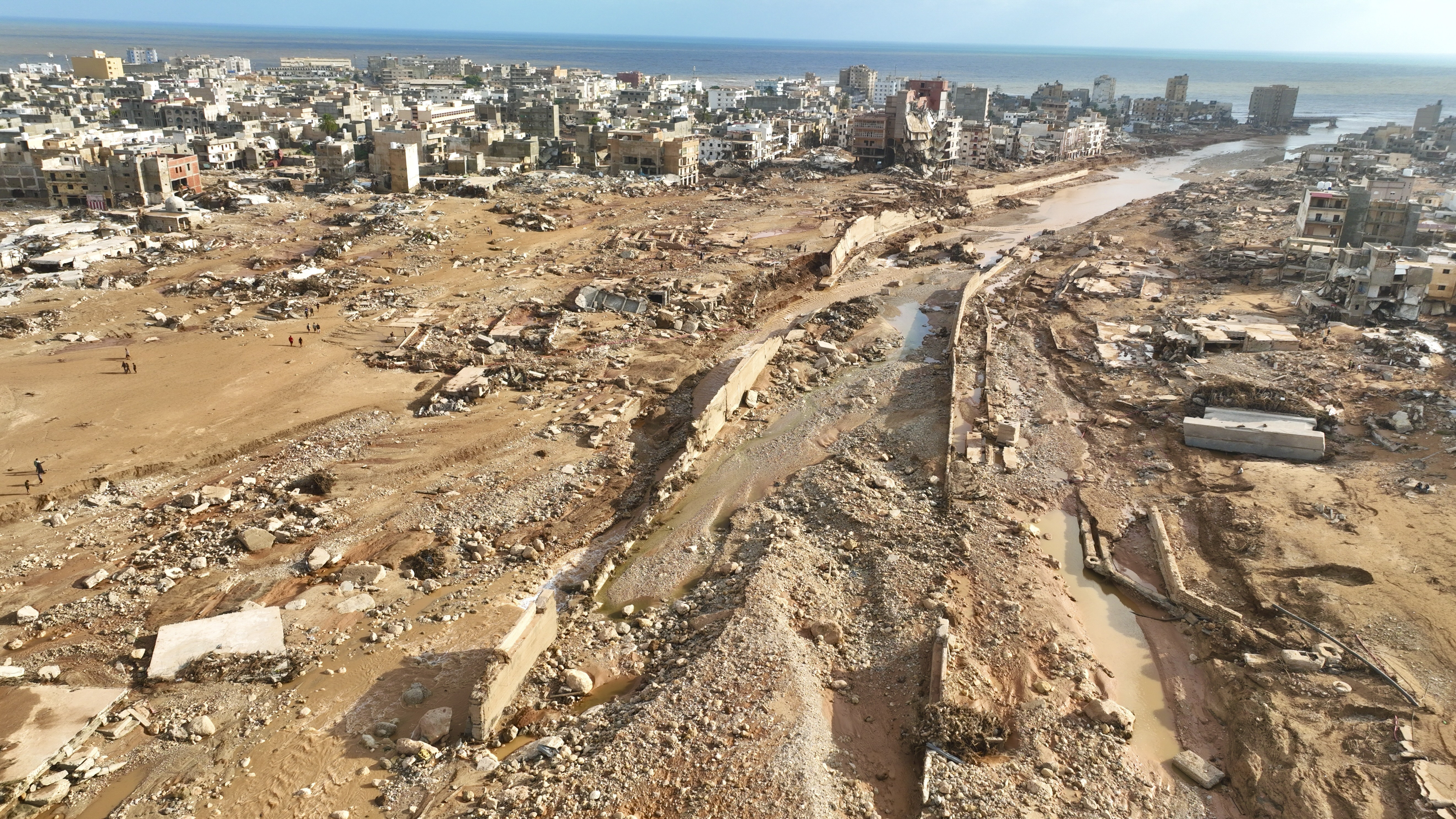 Derna on September 12, 2023, two days after the floods