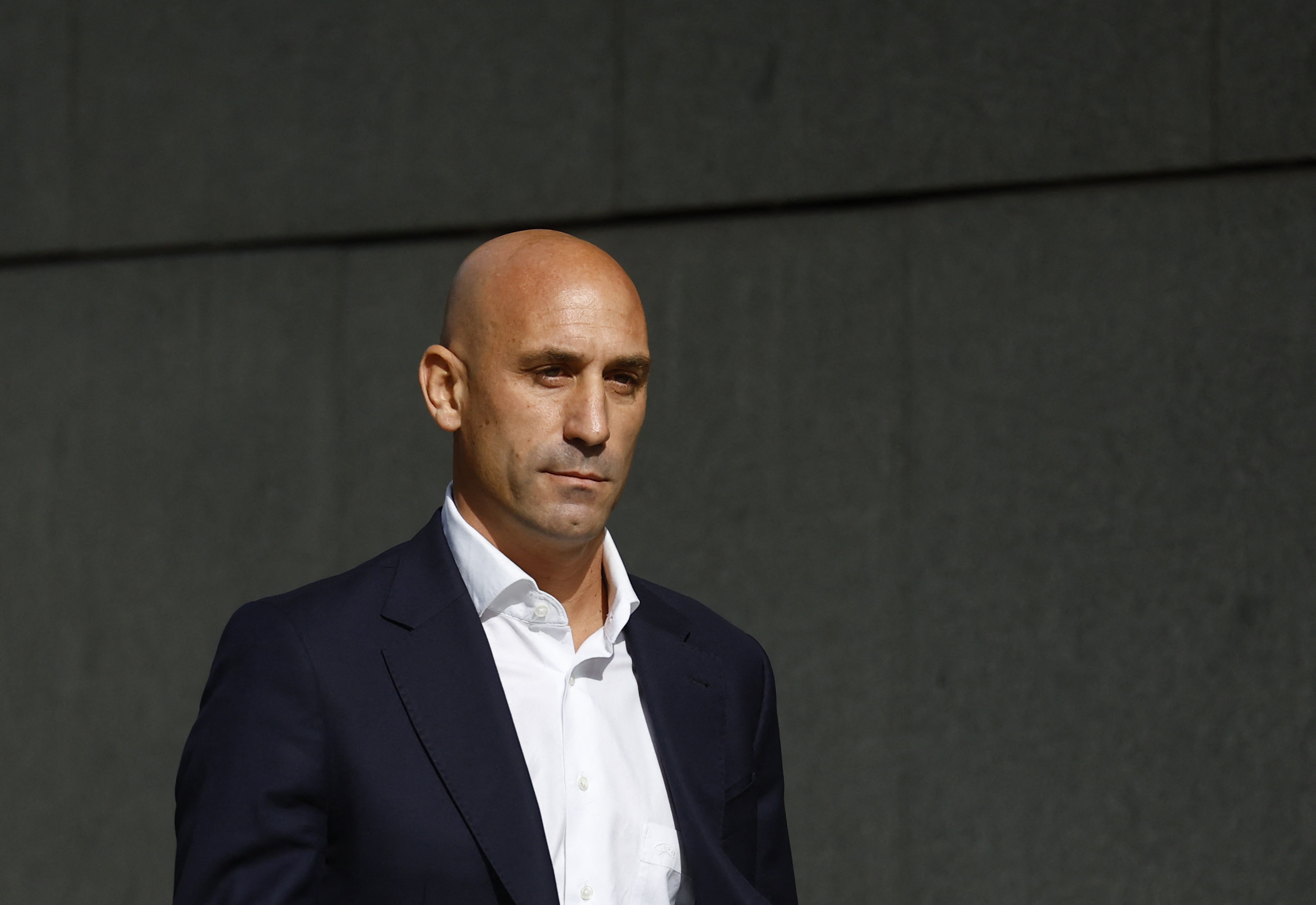 Former president of the Royal Spanish Football Federation Luis Rubiales arrives at the high court