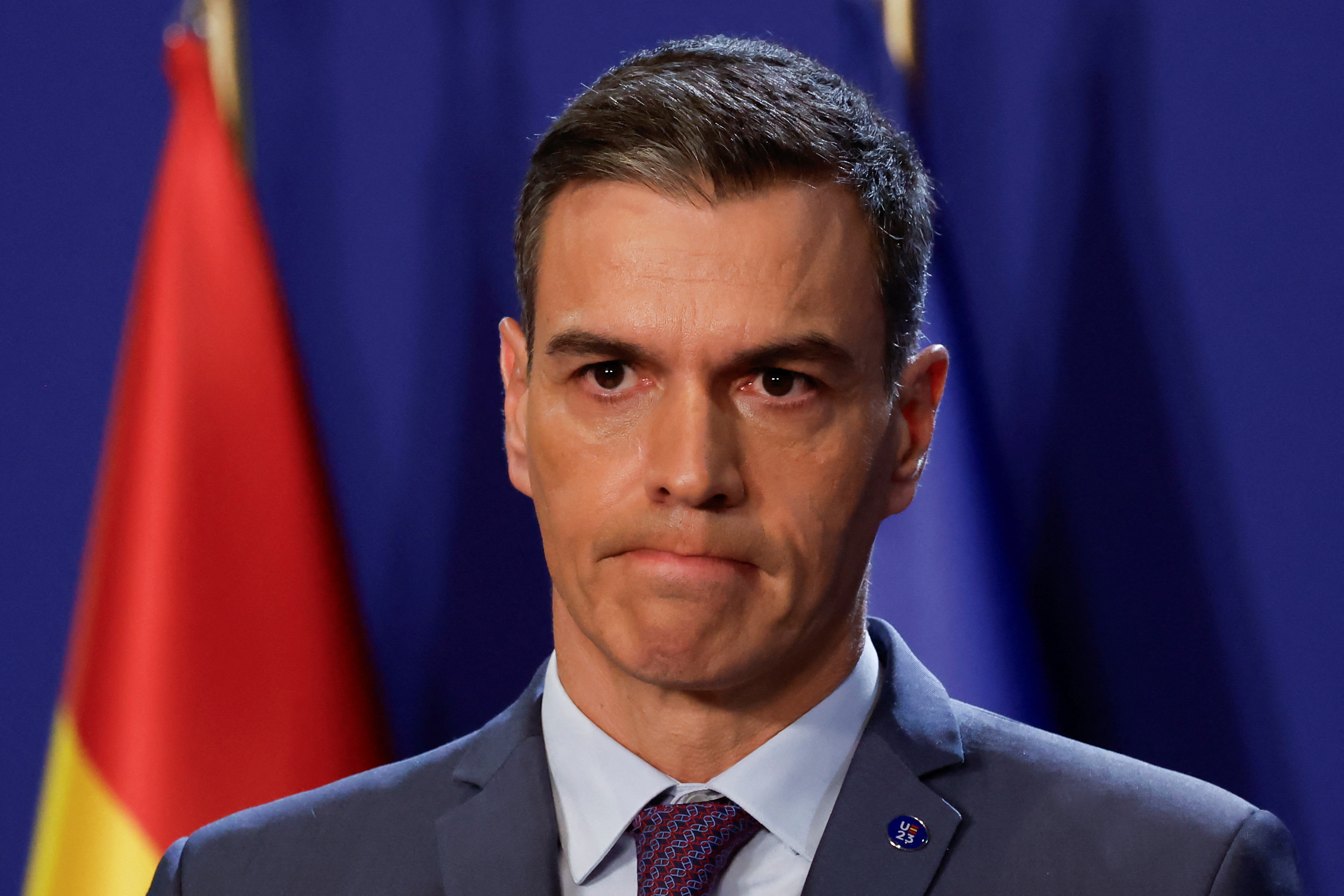Spain's acting Prime Minister Pedro Sanchez