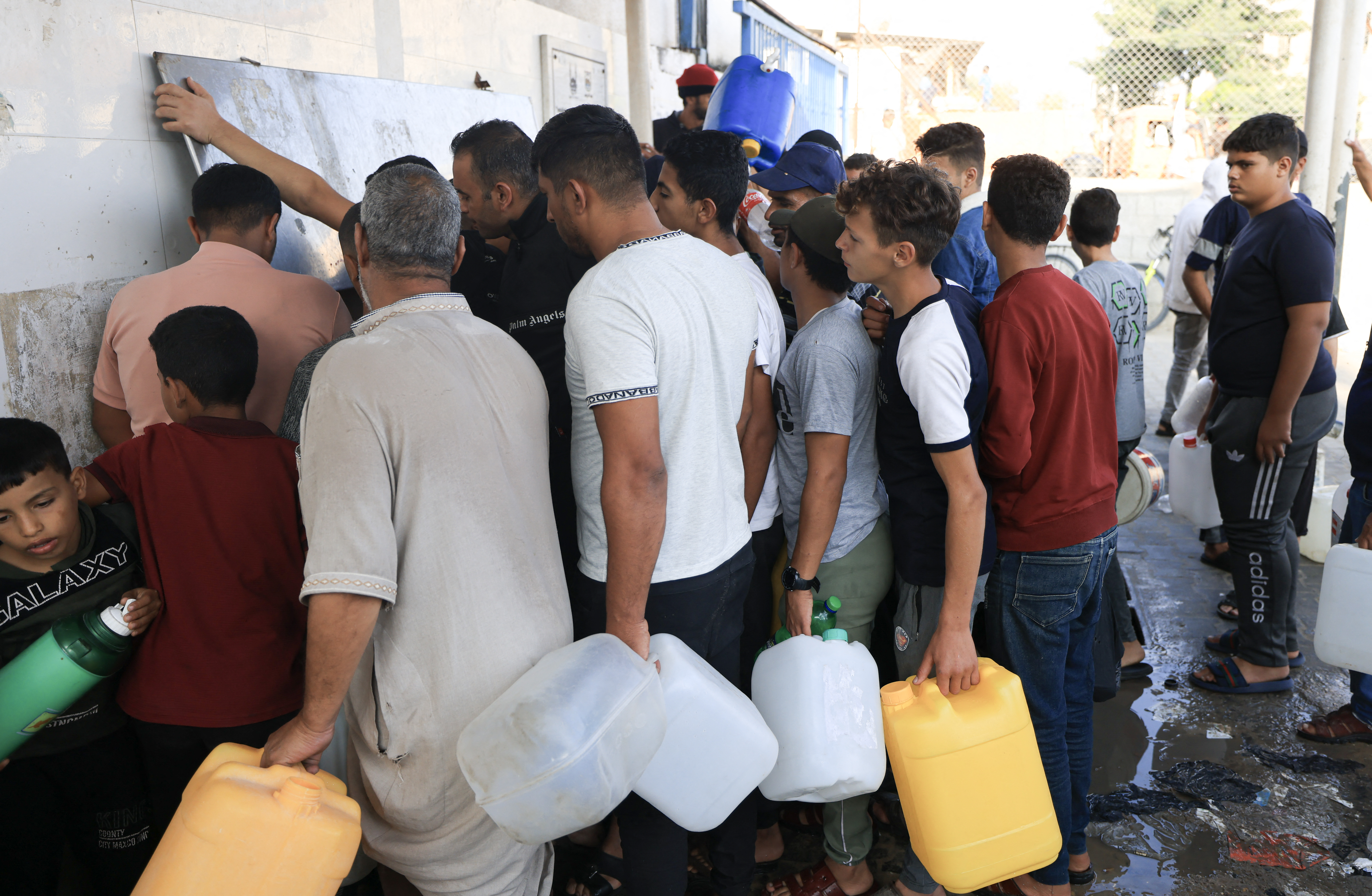 Fresh water is fast running out in Gaza after Israel's imposed blockade