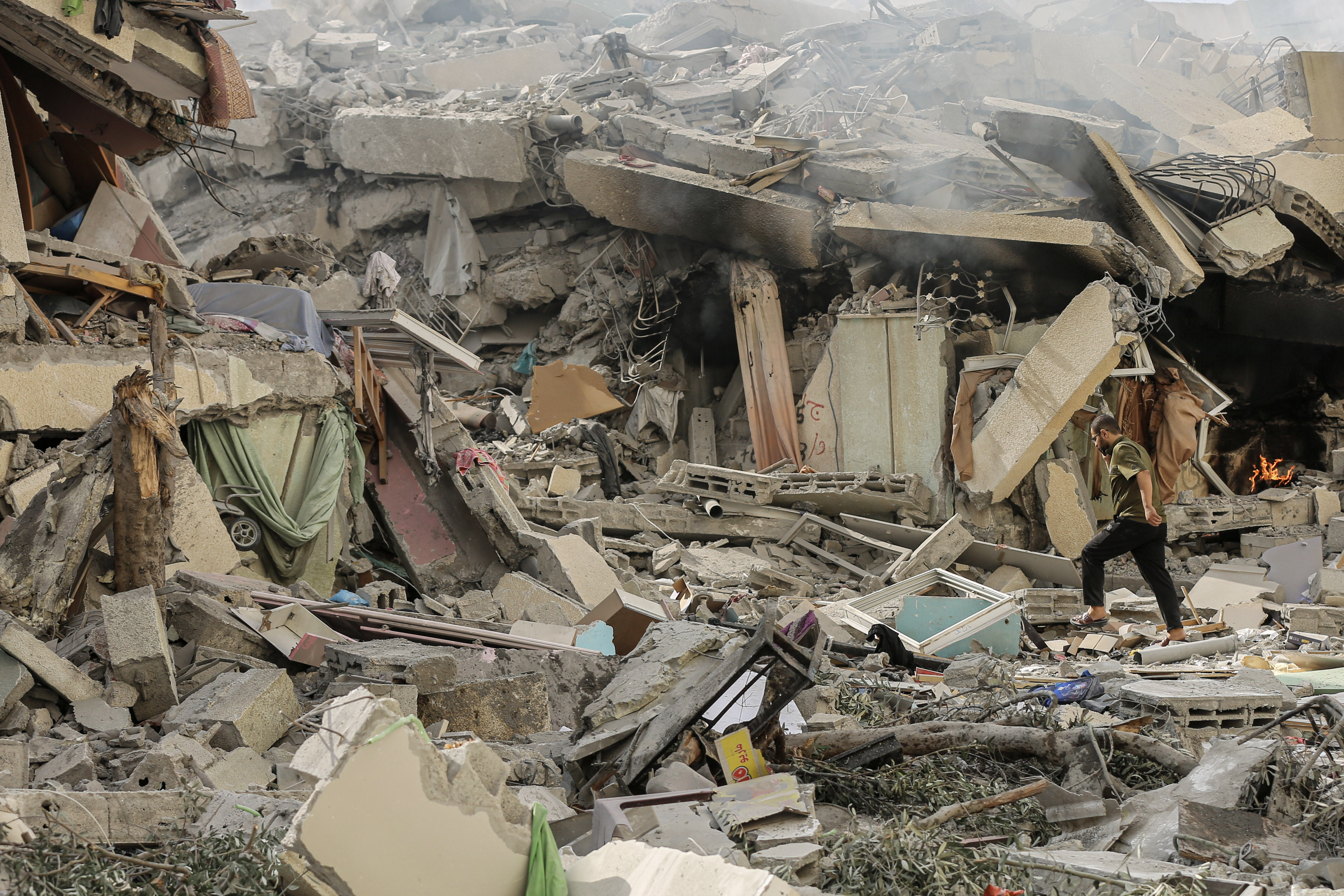 Saqallah family home reduced to rubble