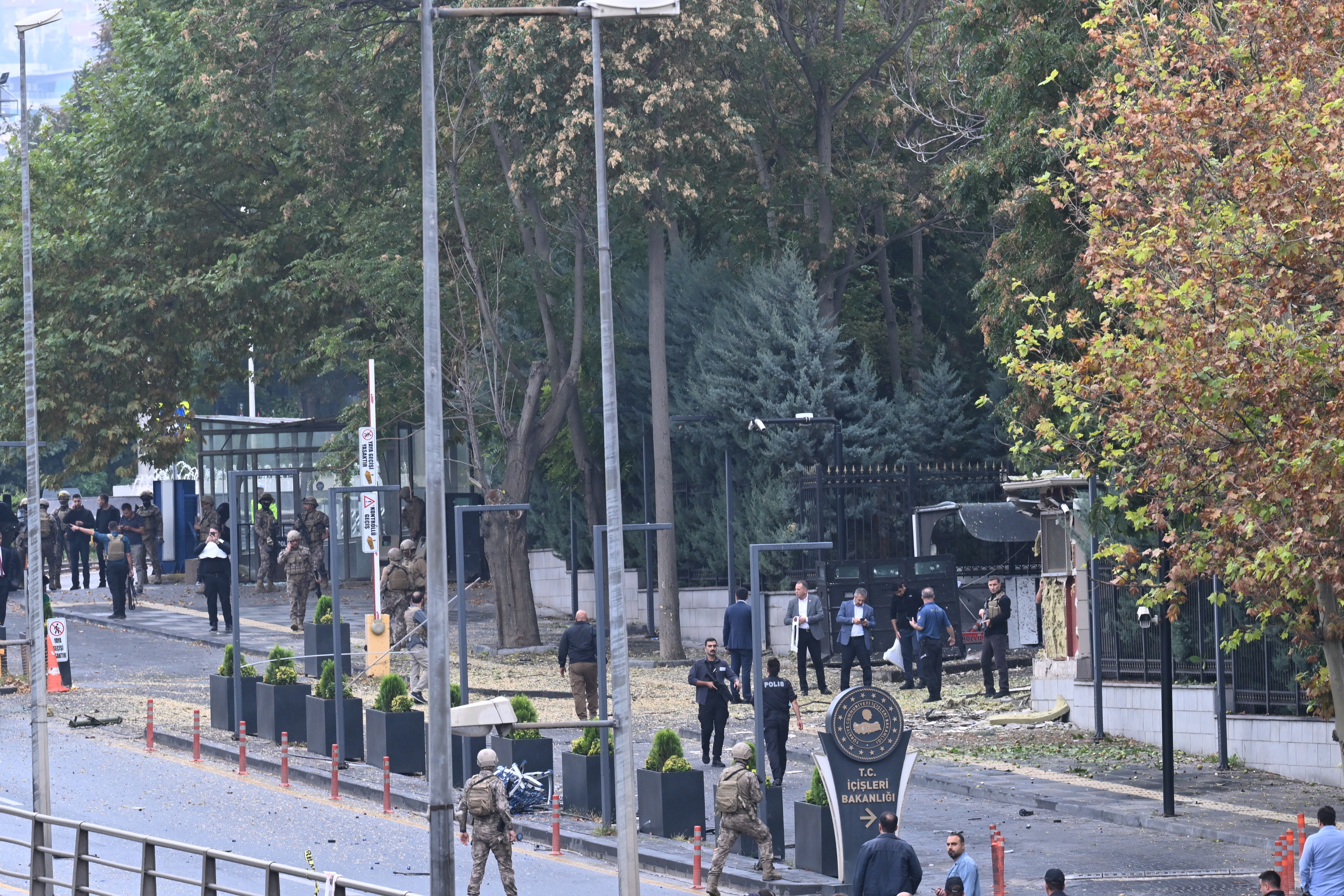 Ankara attack scene
