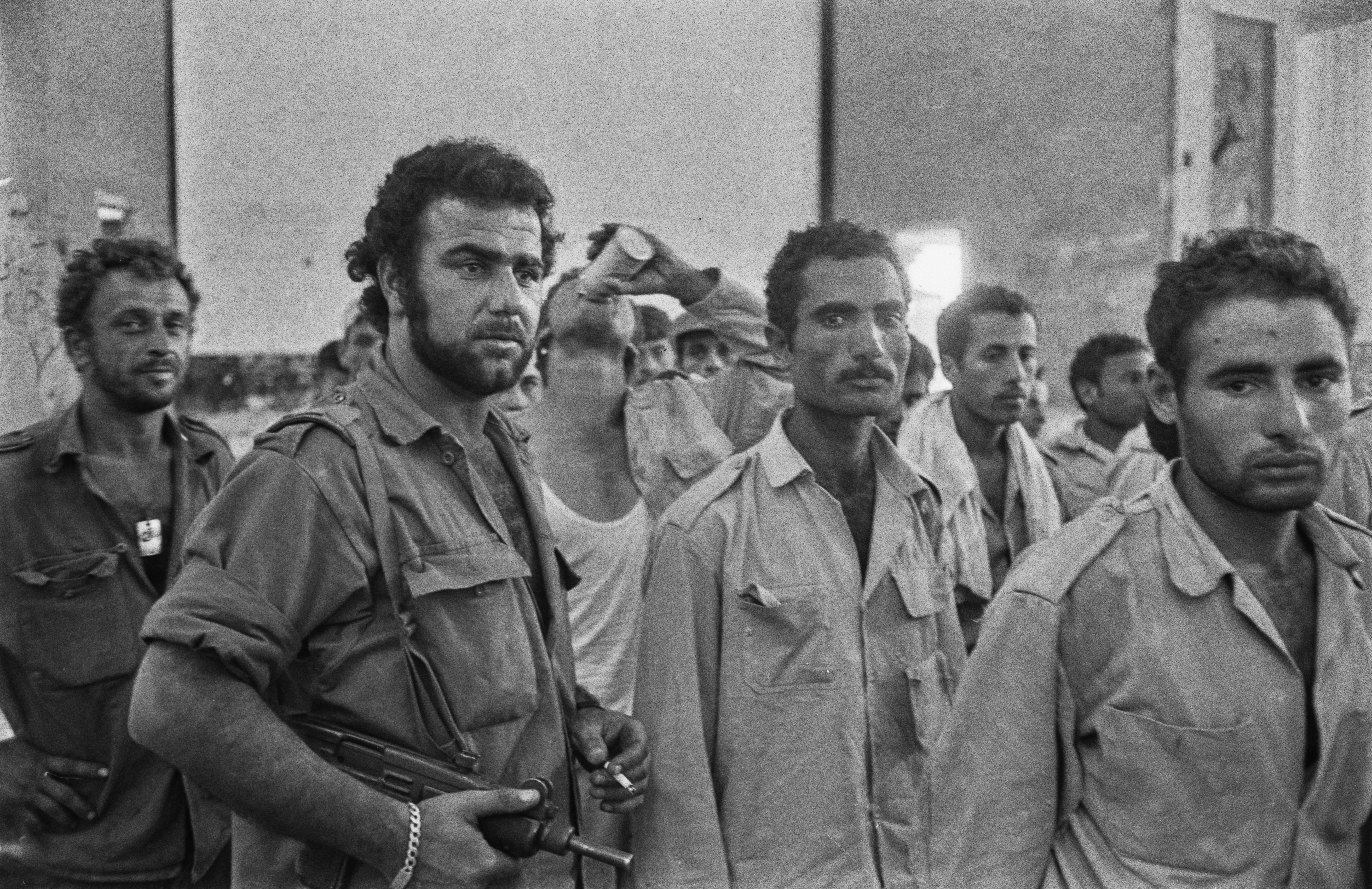Prisoners during the Yom Kippur War (October War or 1973 Arab-Israeli War) around the Sinai Peninsula and Golan Heights