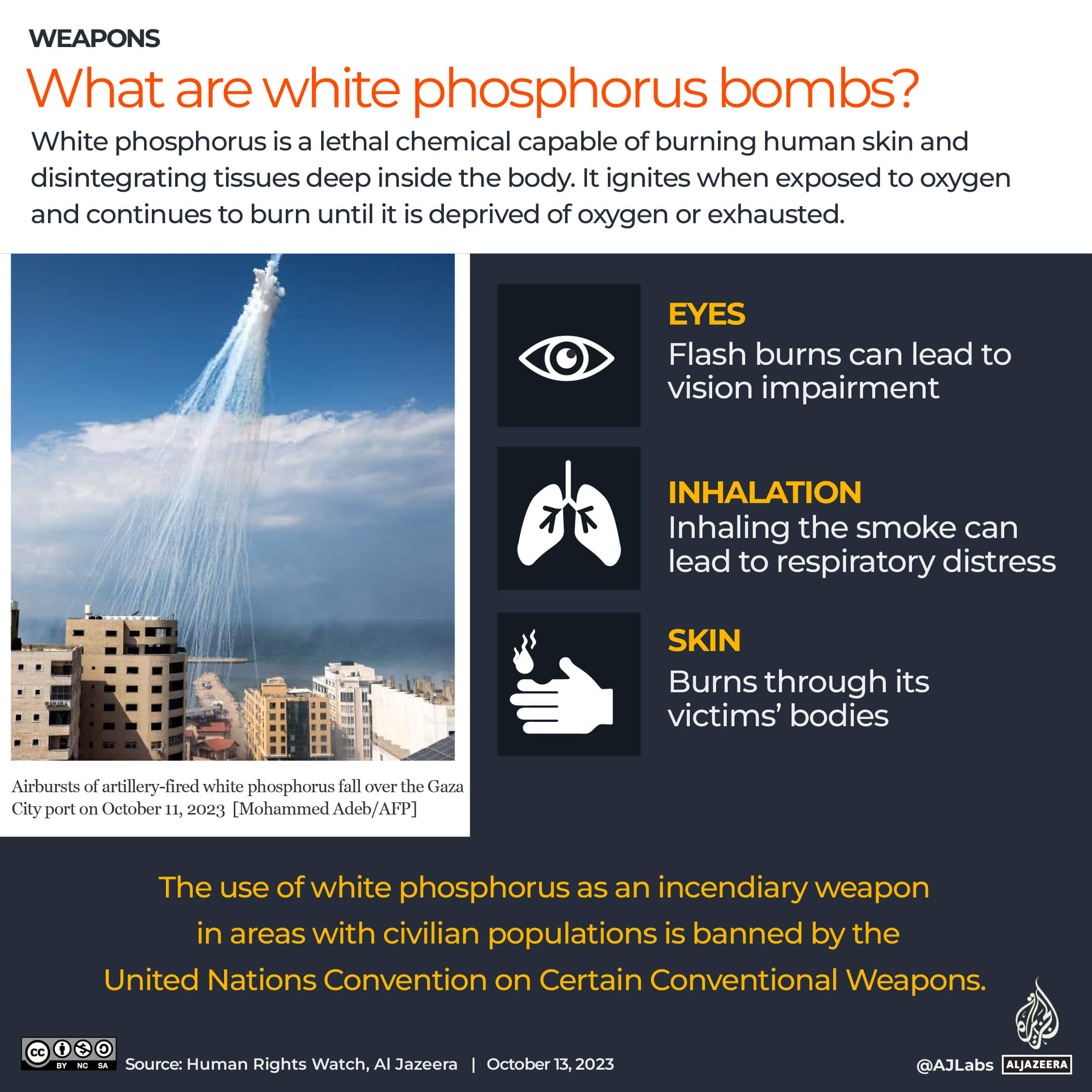 INTERACTIVE - White phosphorus bombs Israel Gaza War_Revised
