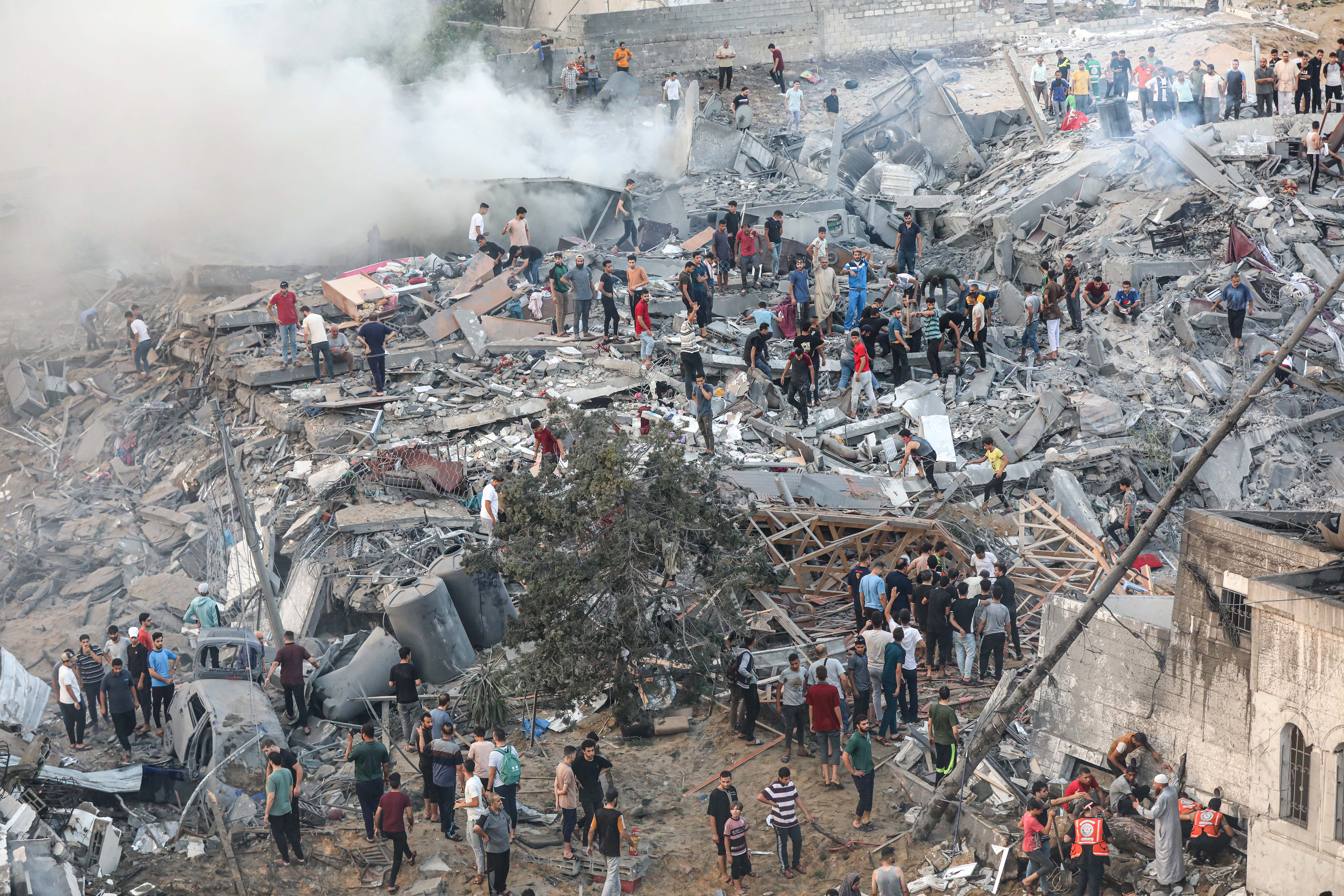 Destruction of Jalaa Street
