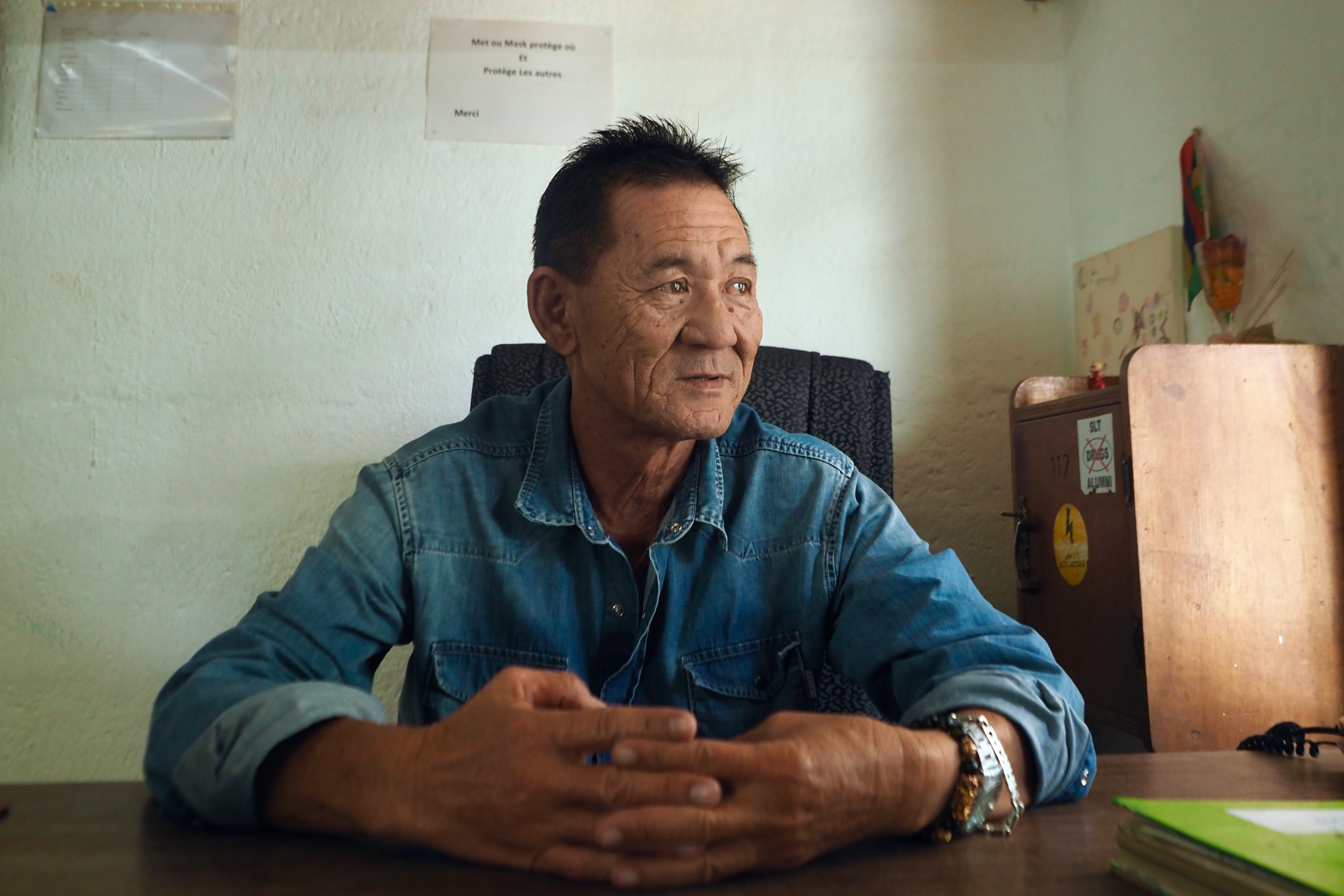 Mario Ah-Sian, director of the Centre d'Accueil-de Terre Rouge