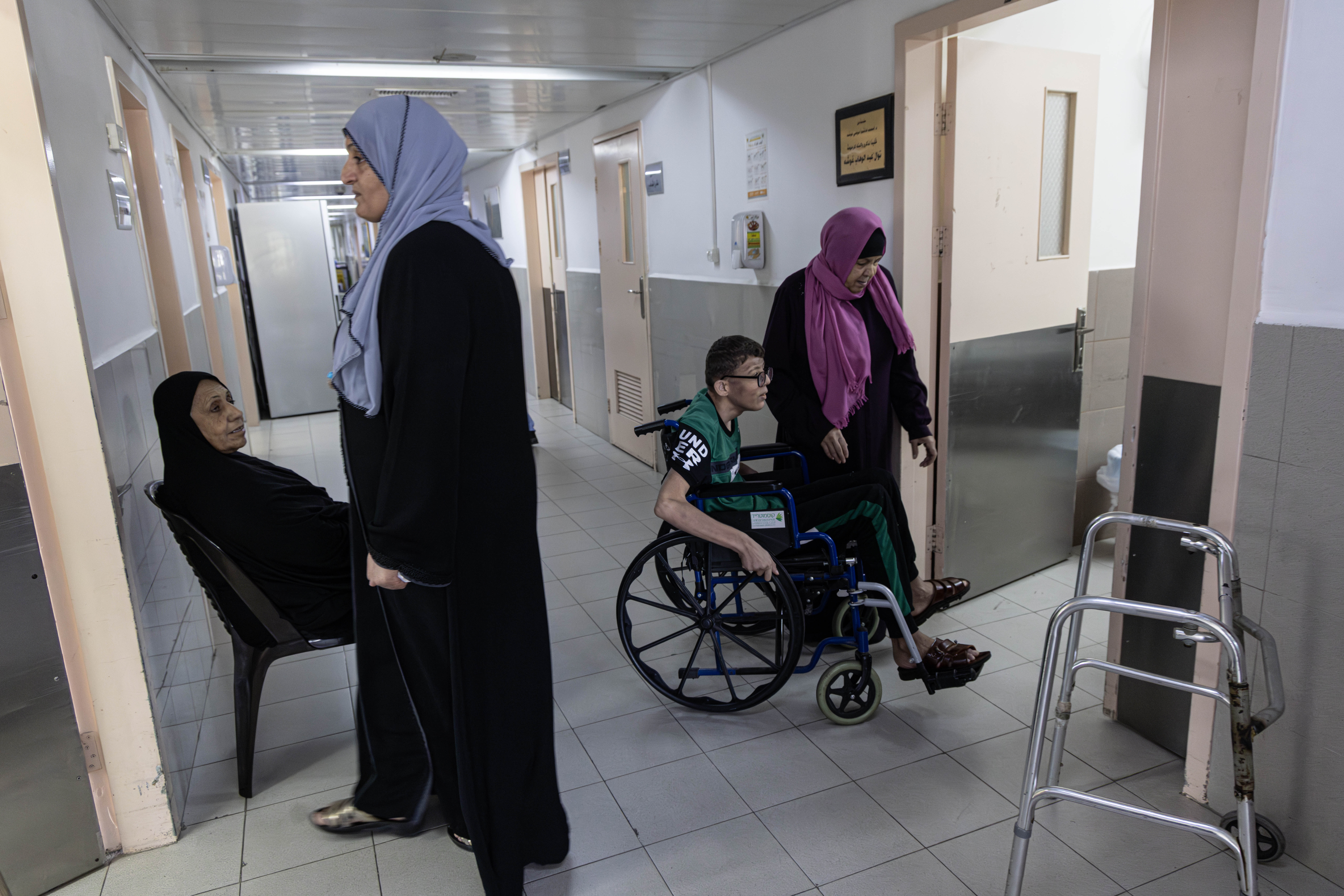 Saeb and his grandmother Suhaila