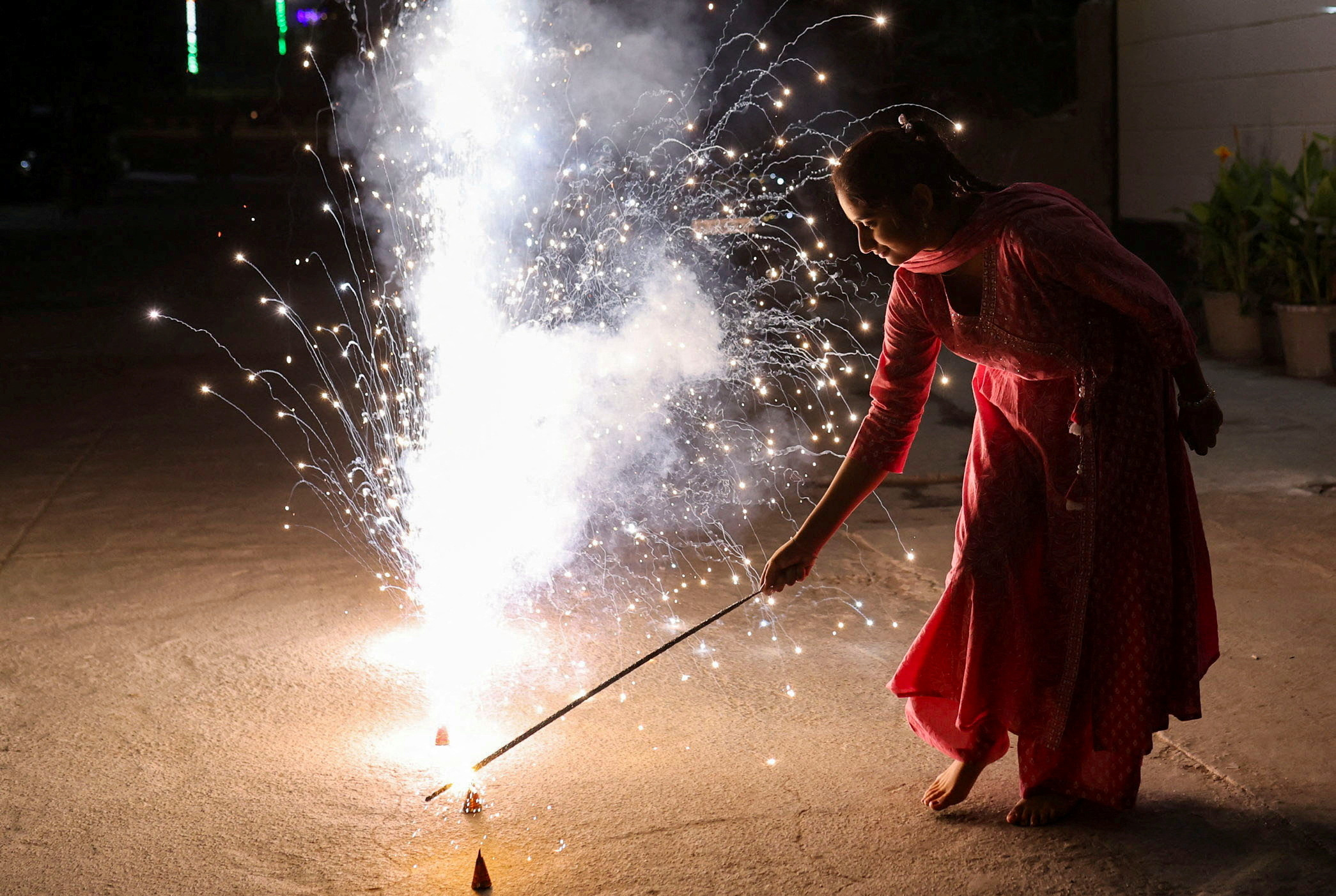 India Diwali pollution