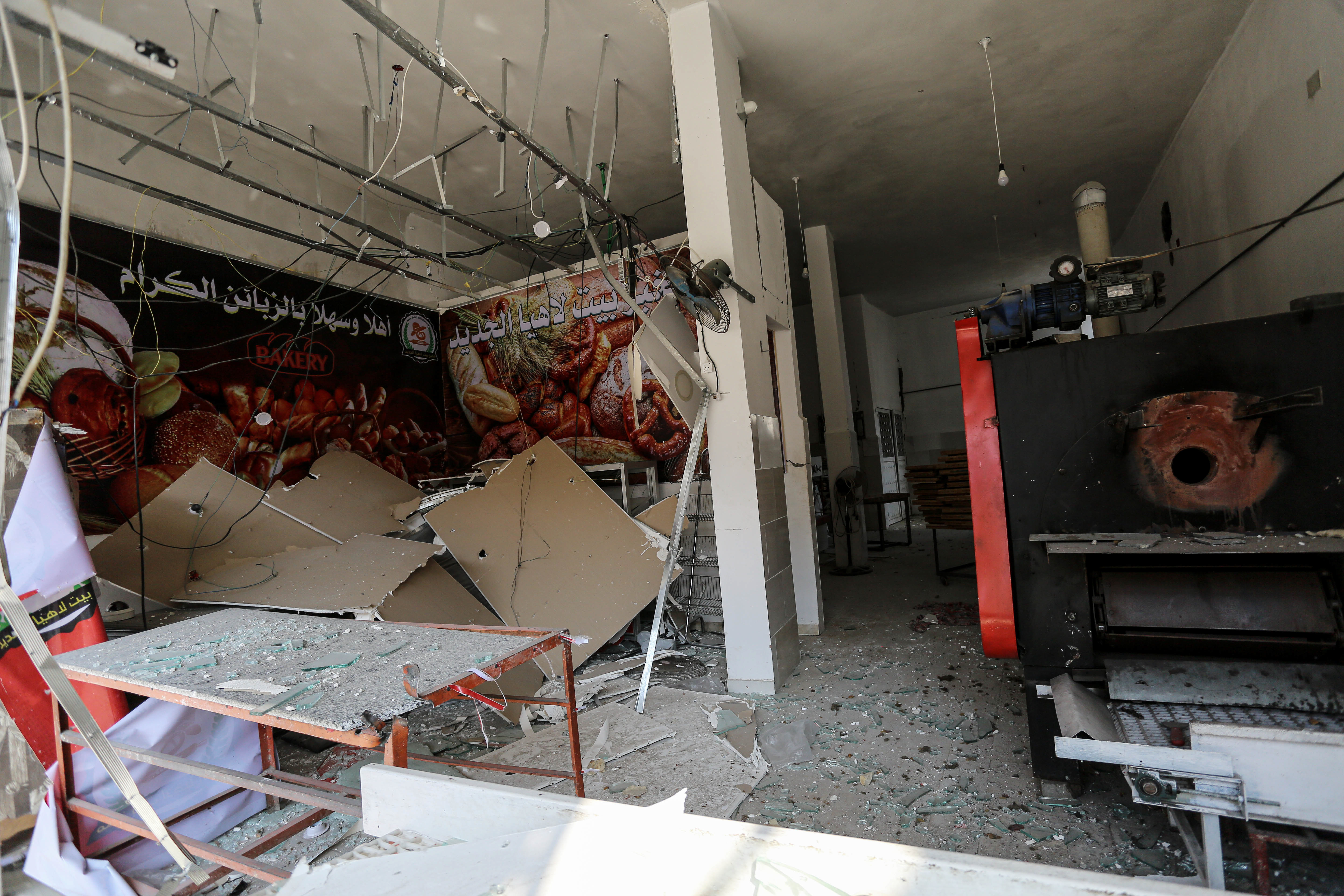 Gaza bakeries detroyed by Israeli strikes