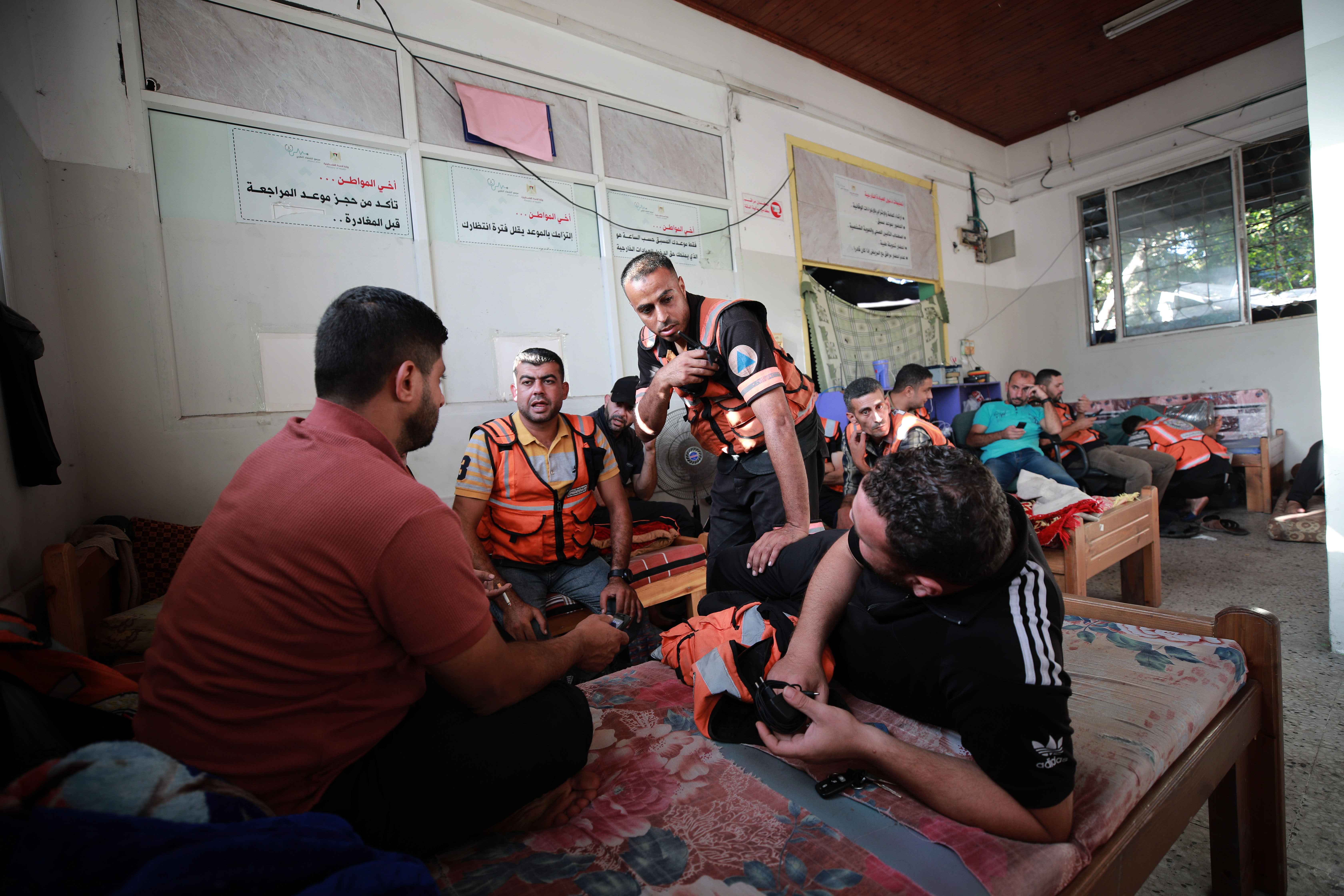 A day in the life of a civil defence rescuer in Gaza