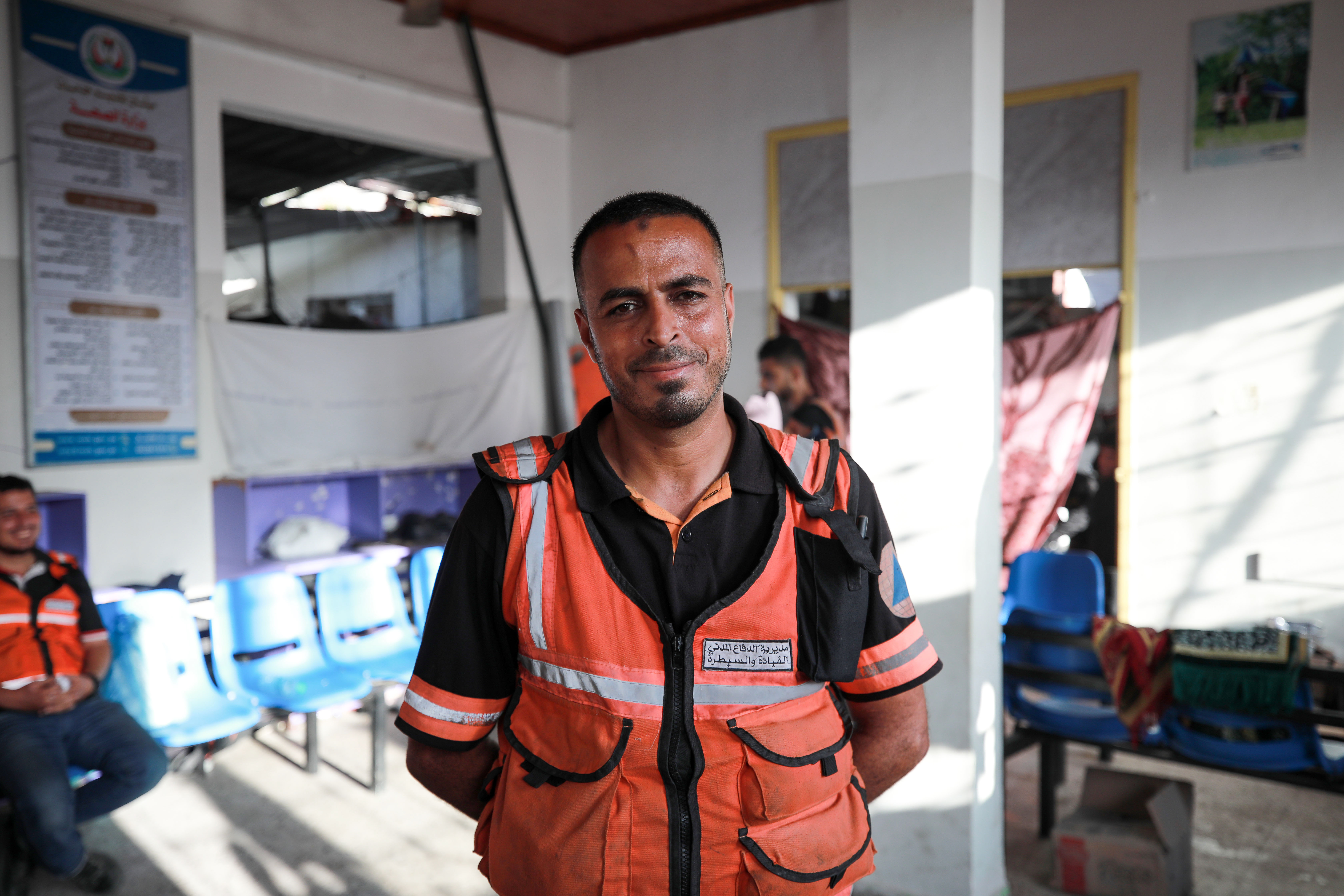 A day in the life of a civil defence rescuer in Gaza