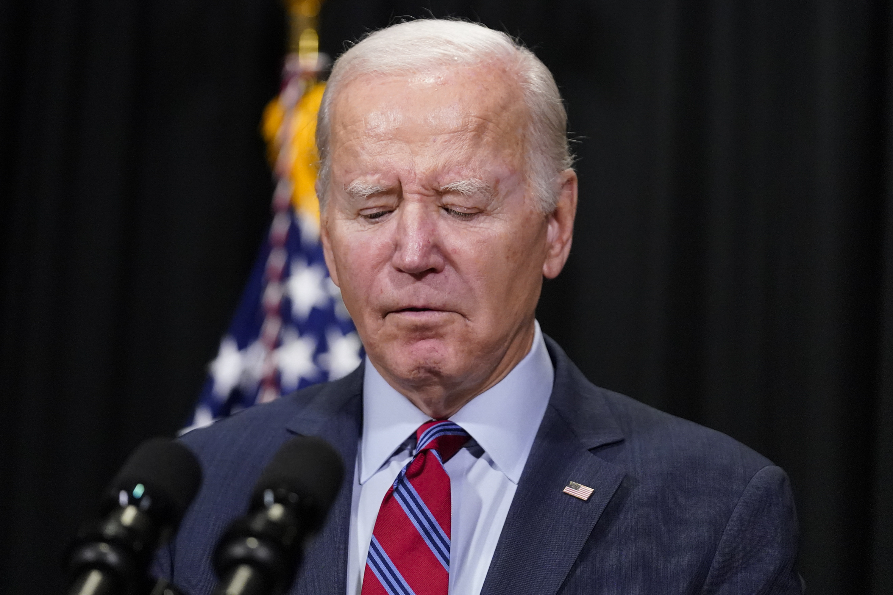 President Joe Biden speaks to reporters in Nantucket, Mass., on Friday