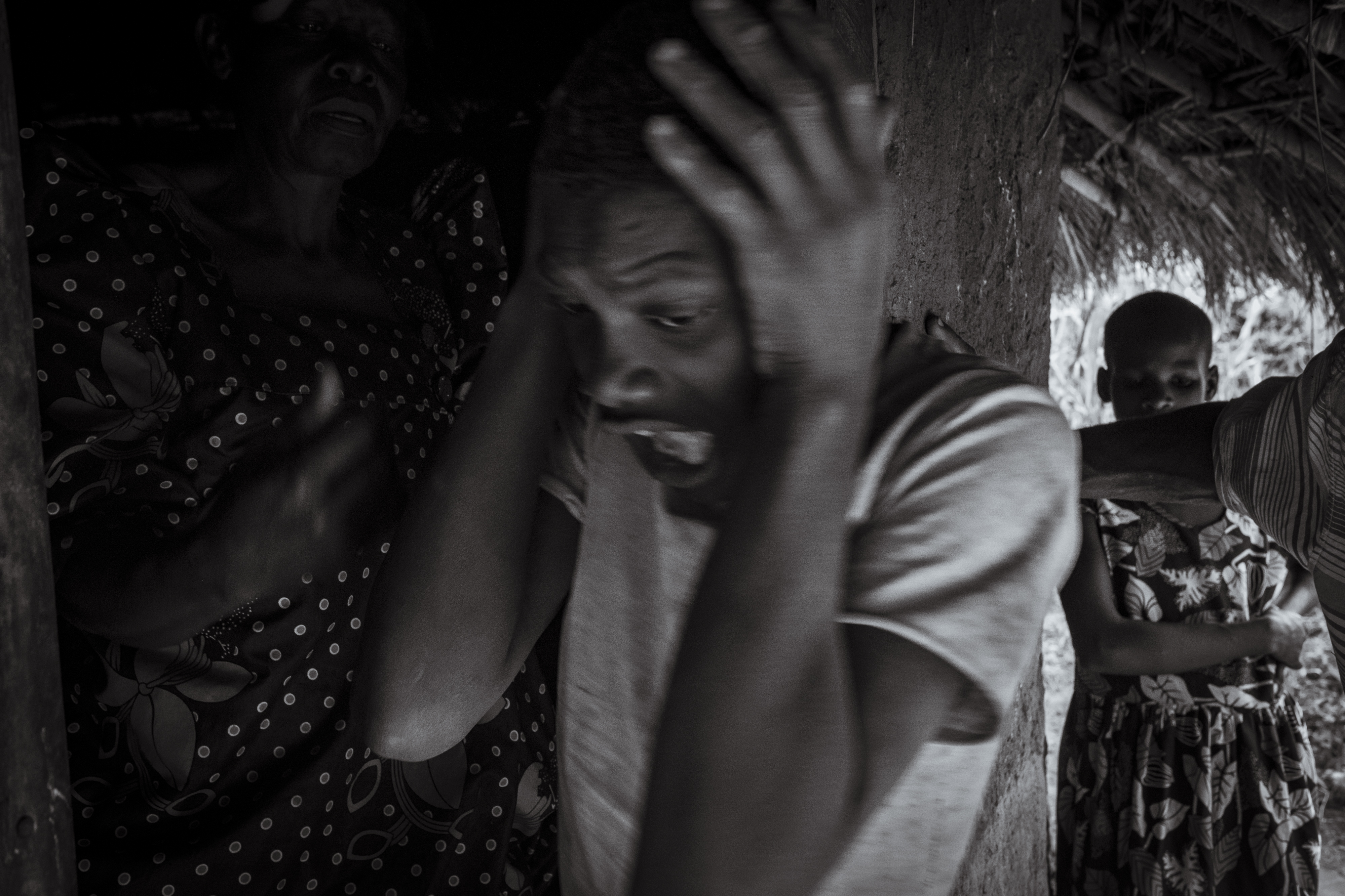 Perez Mbwase acts out in anger and frustration