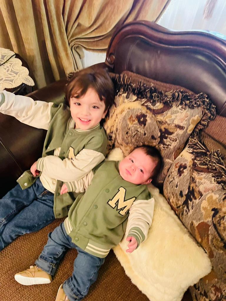 Mohammad and Majed Khayal, the two sons of Lina Alalami Khayal