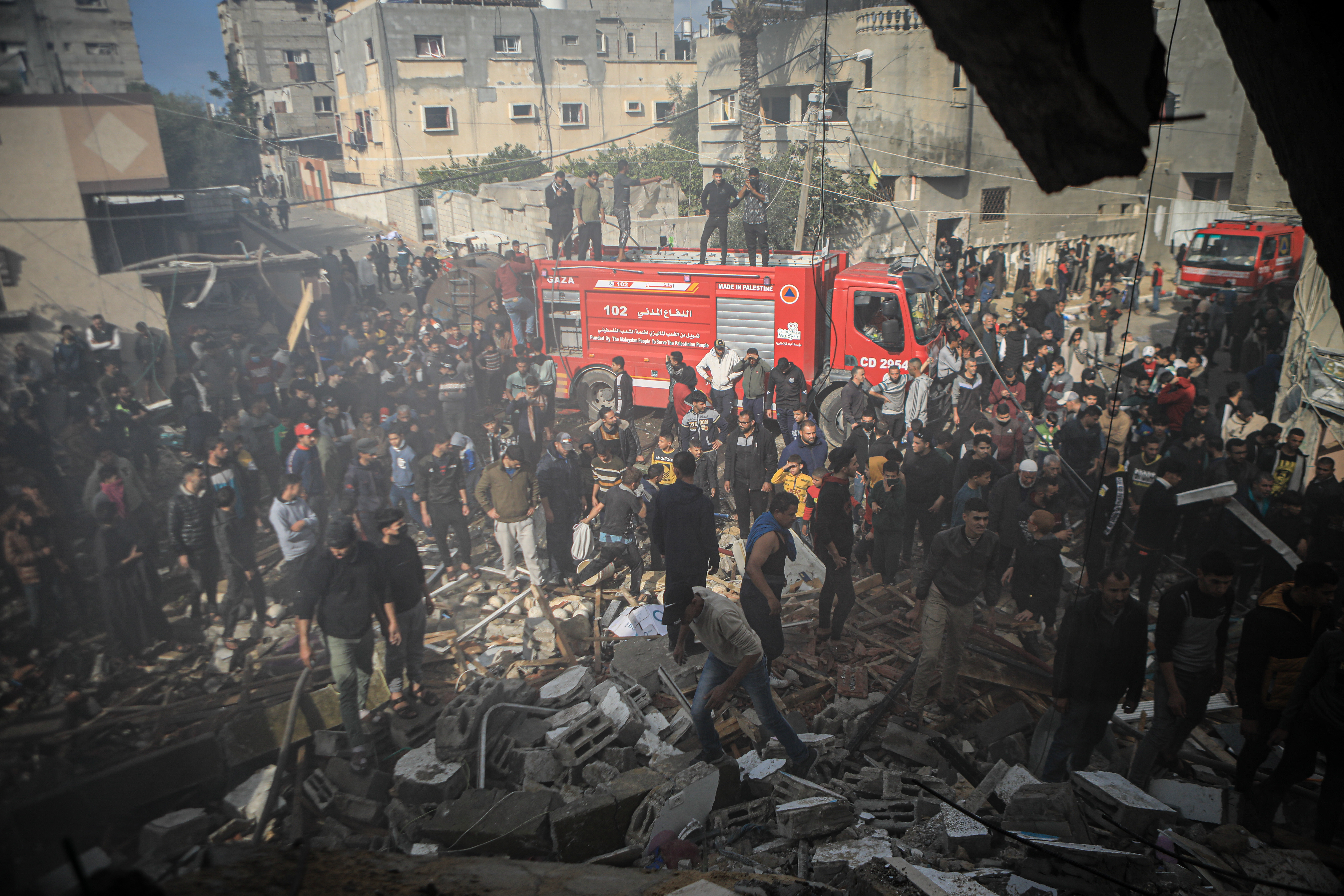Rafah house targeted in Israeli air attack