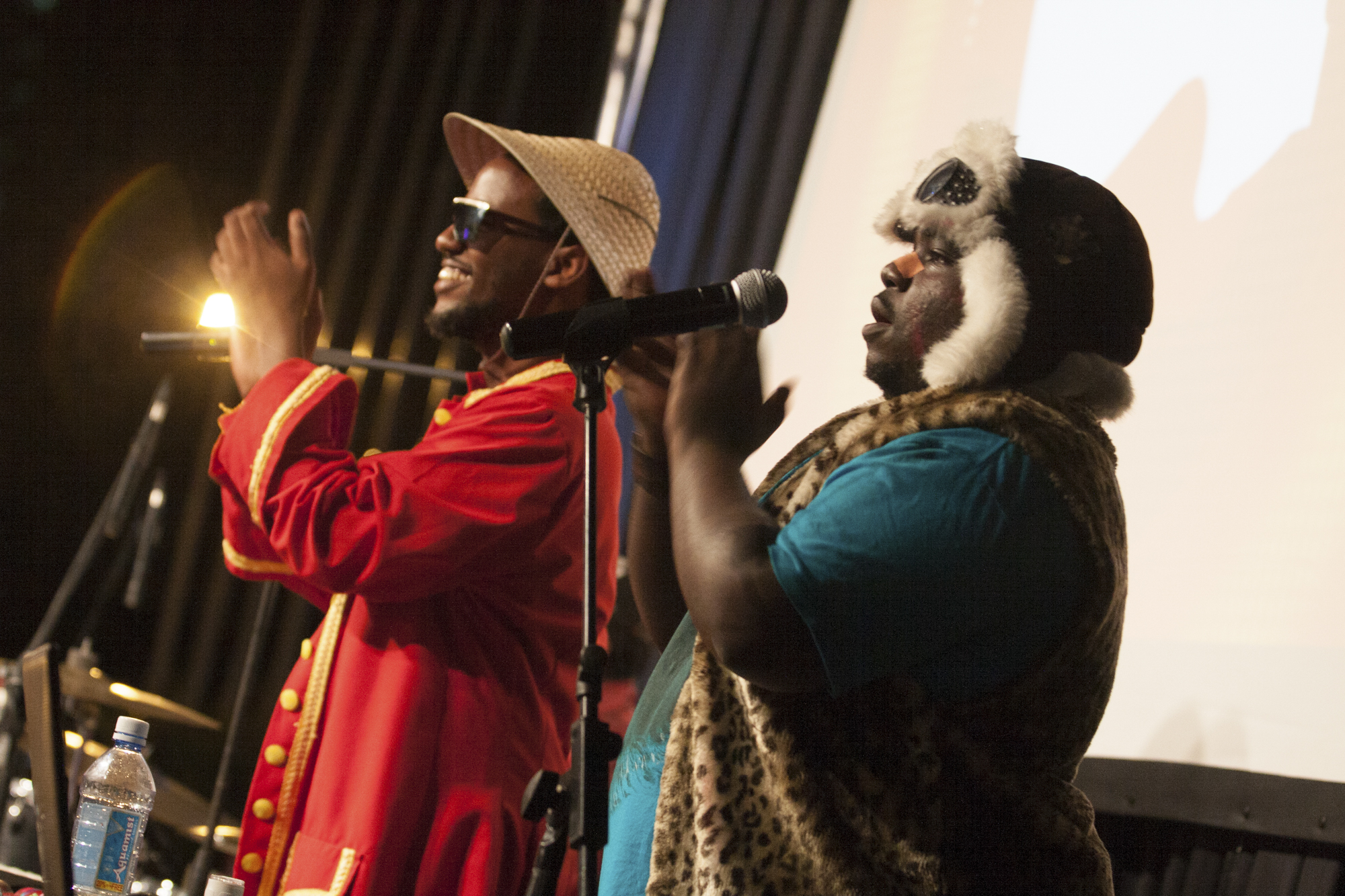 Just A Band's Daniel Muli and Mbithi Masya perform