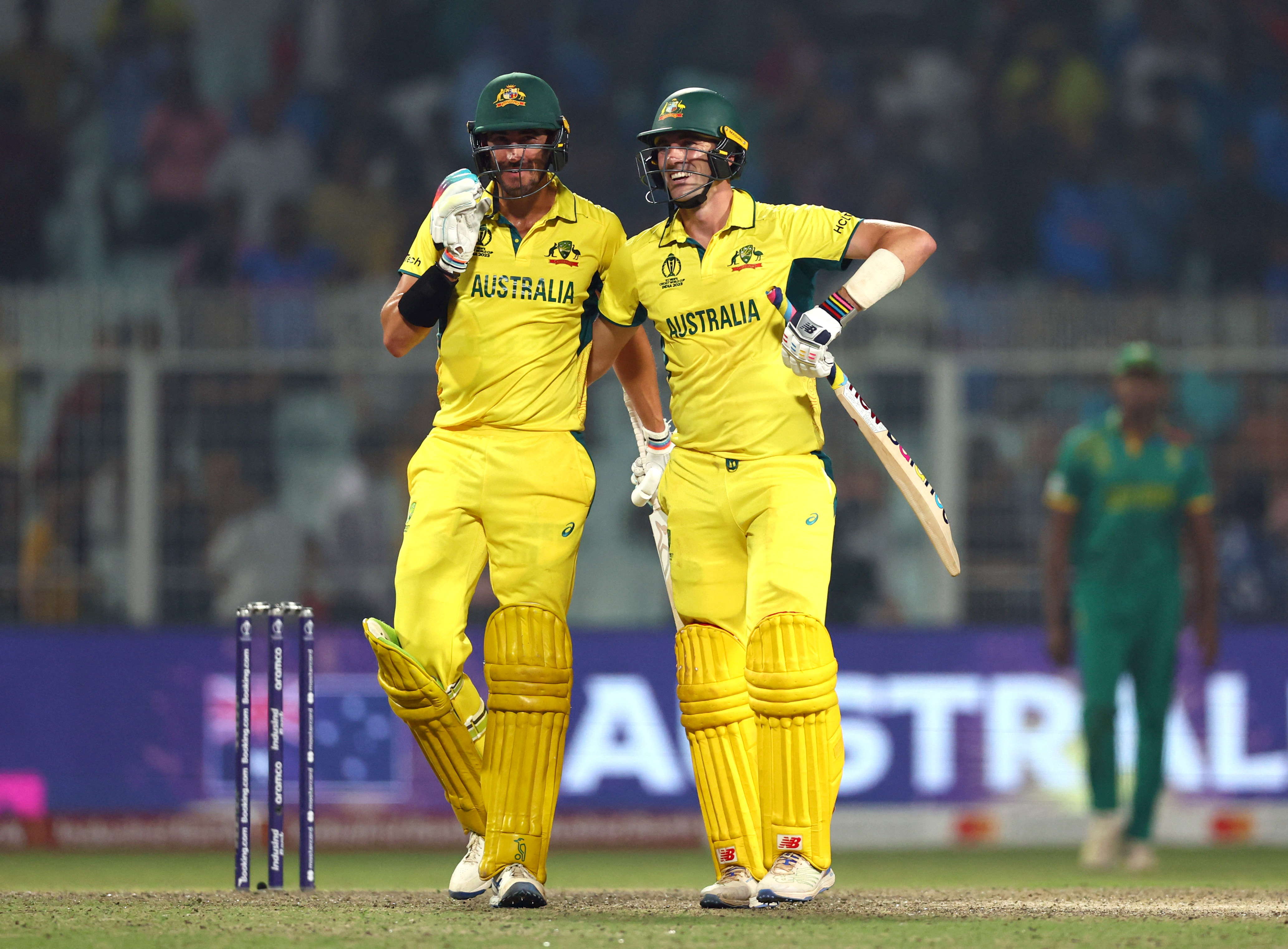 Australian cricketers Pat Cummins and Mitchell Starc