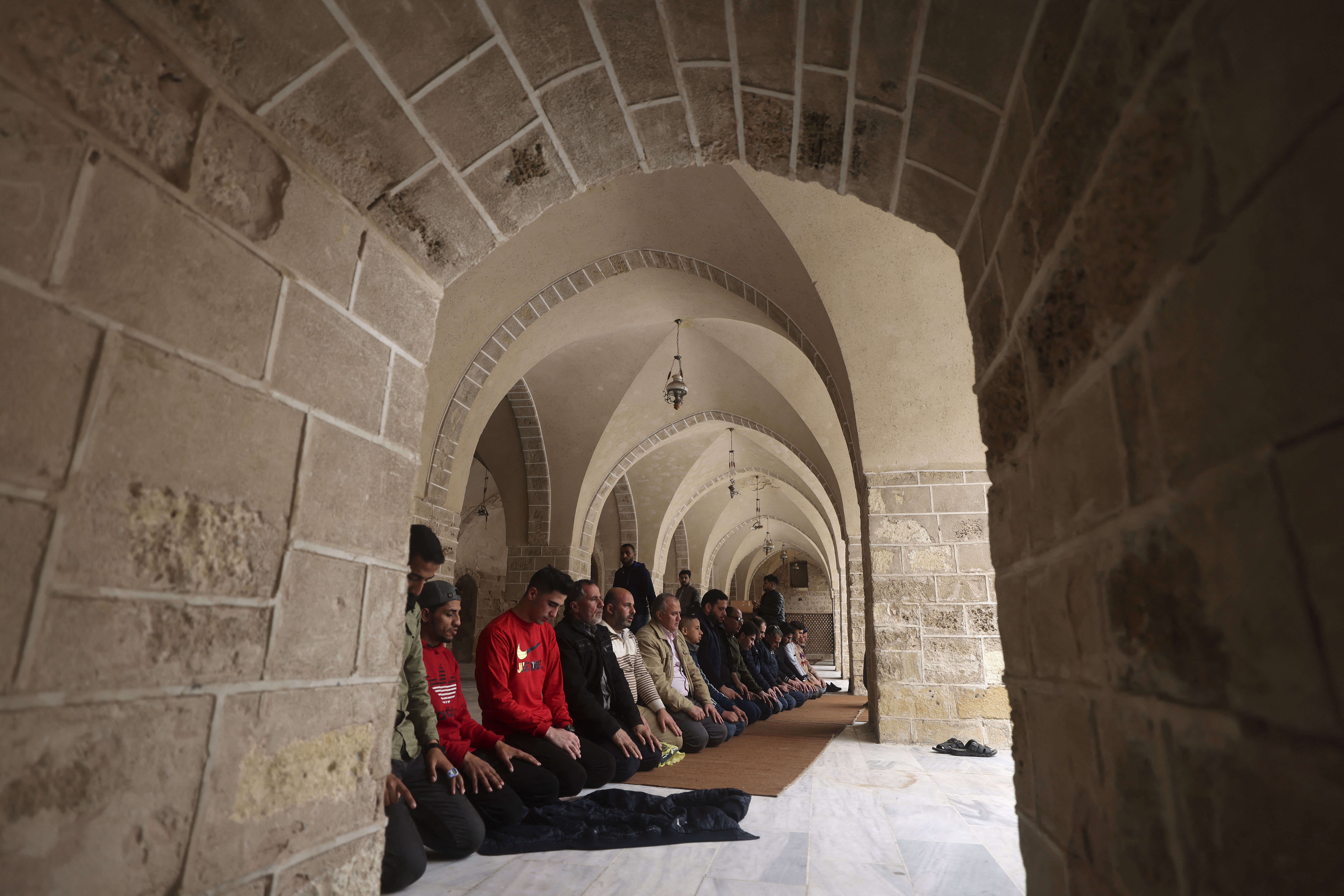 Great Omari Mosque, considered to be the oldest in Gaza City