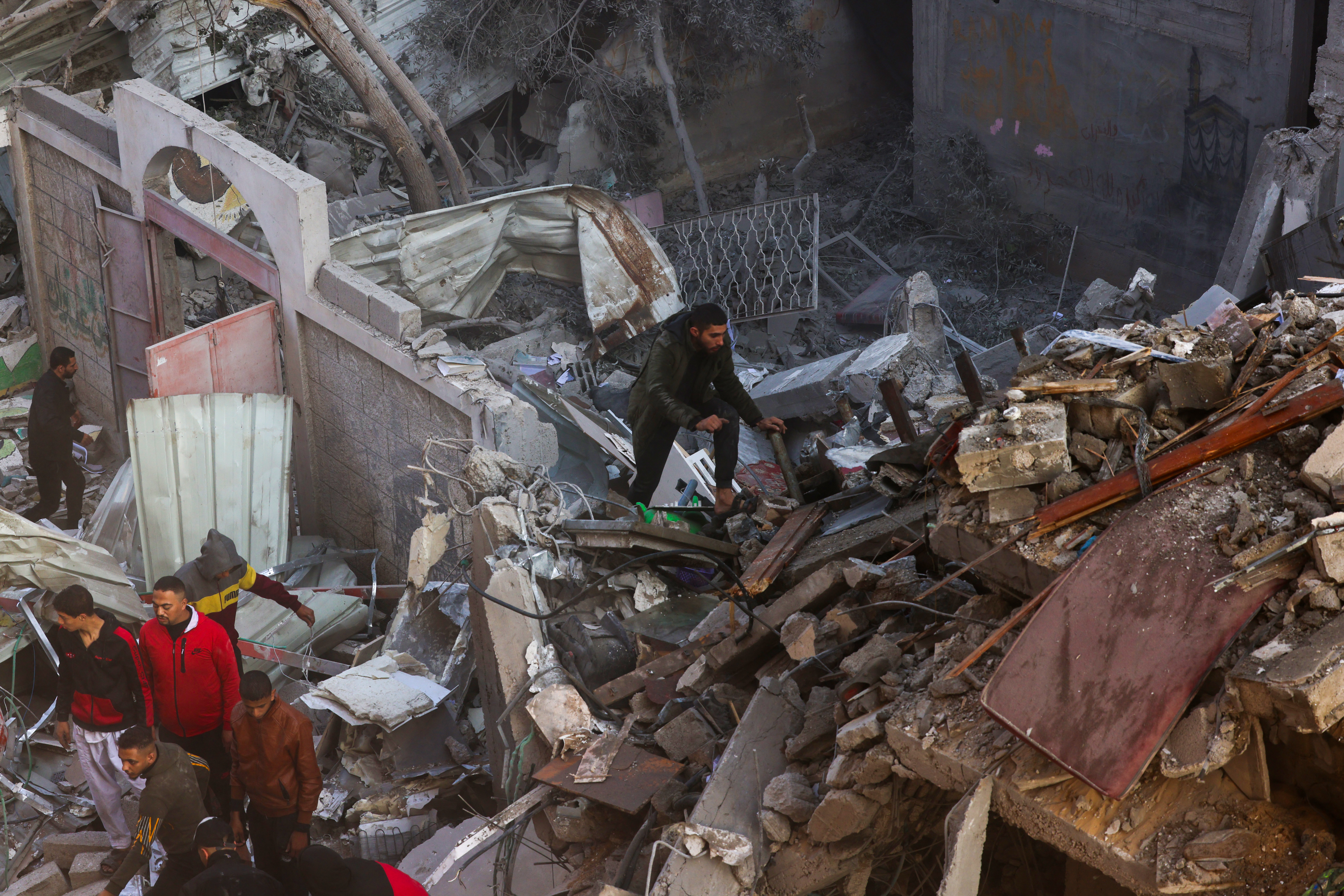 Israeli bombardment in Rafah