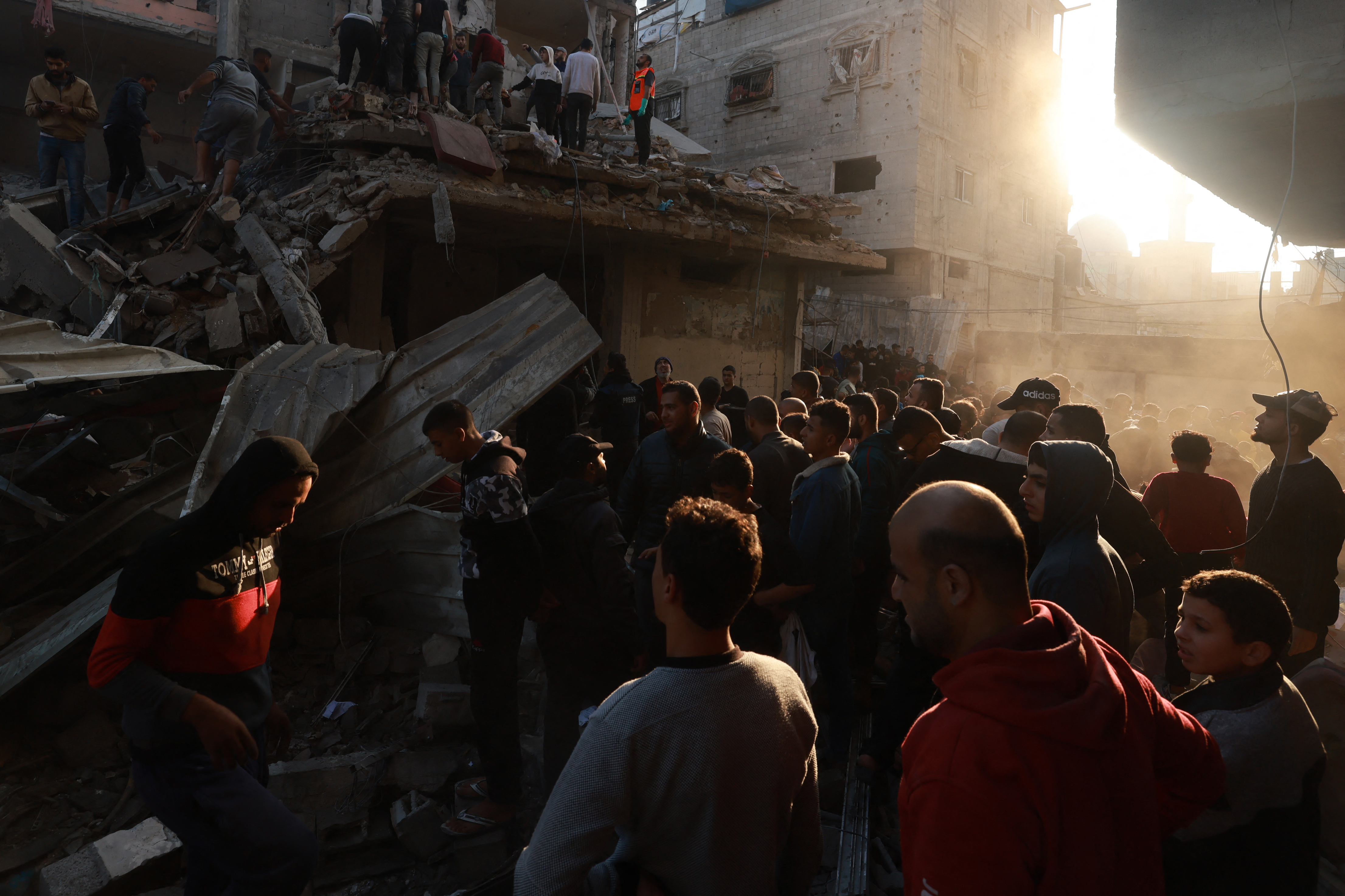 Israeli bombardment in Rafah