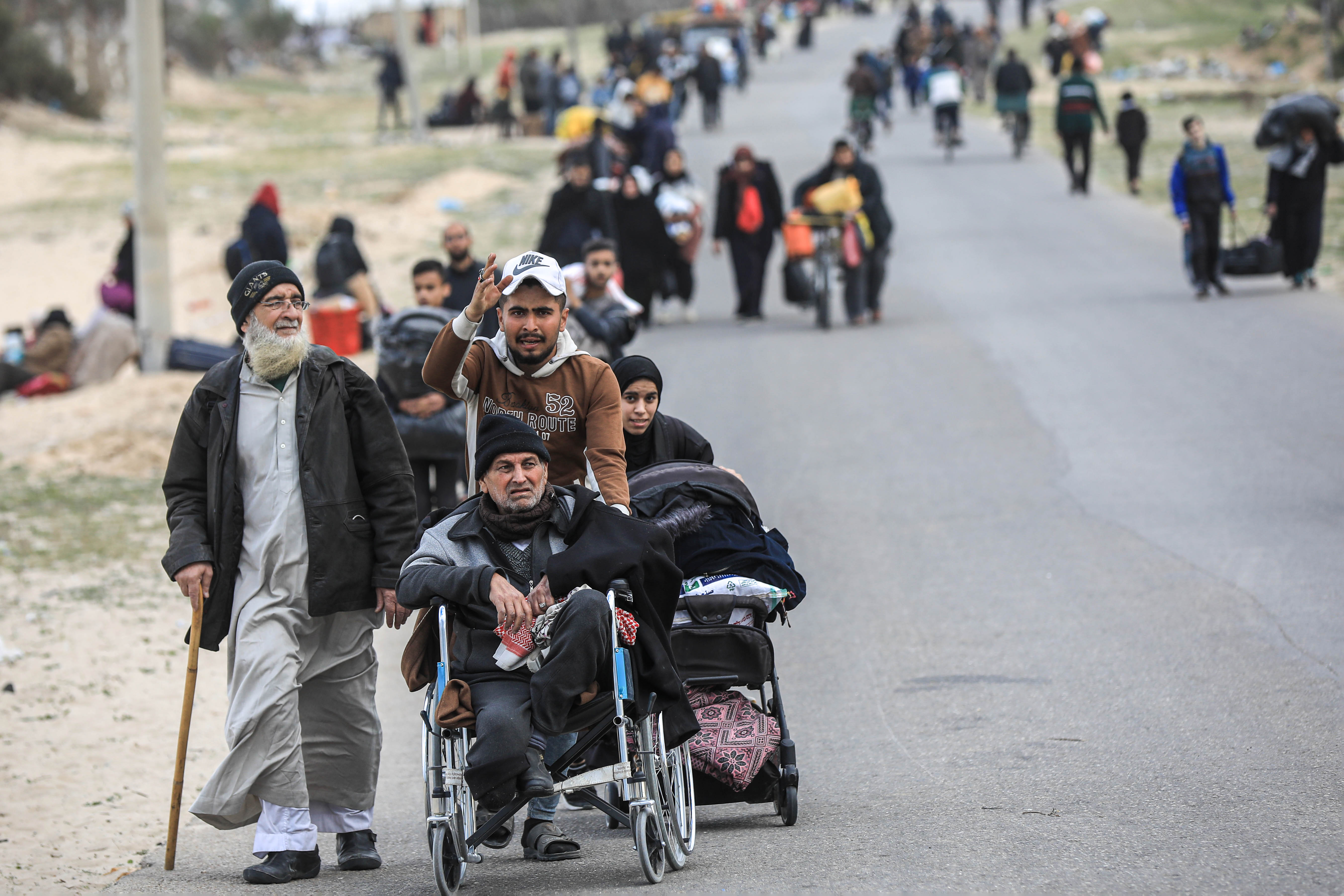 Displacement from Khan Younis